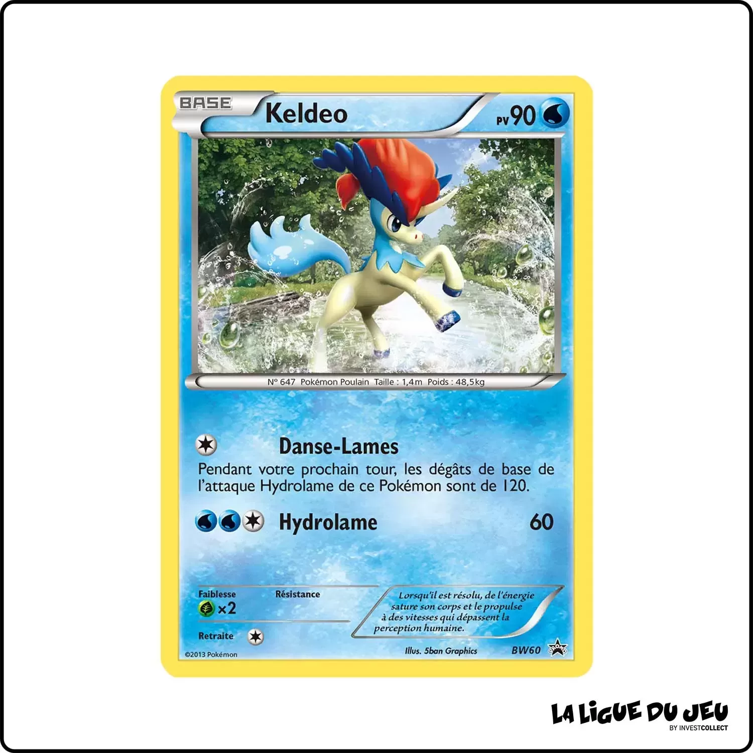 Promo - Pokemon - Noir et Blanc Promo - Keldeo BW60