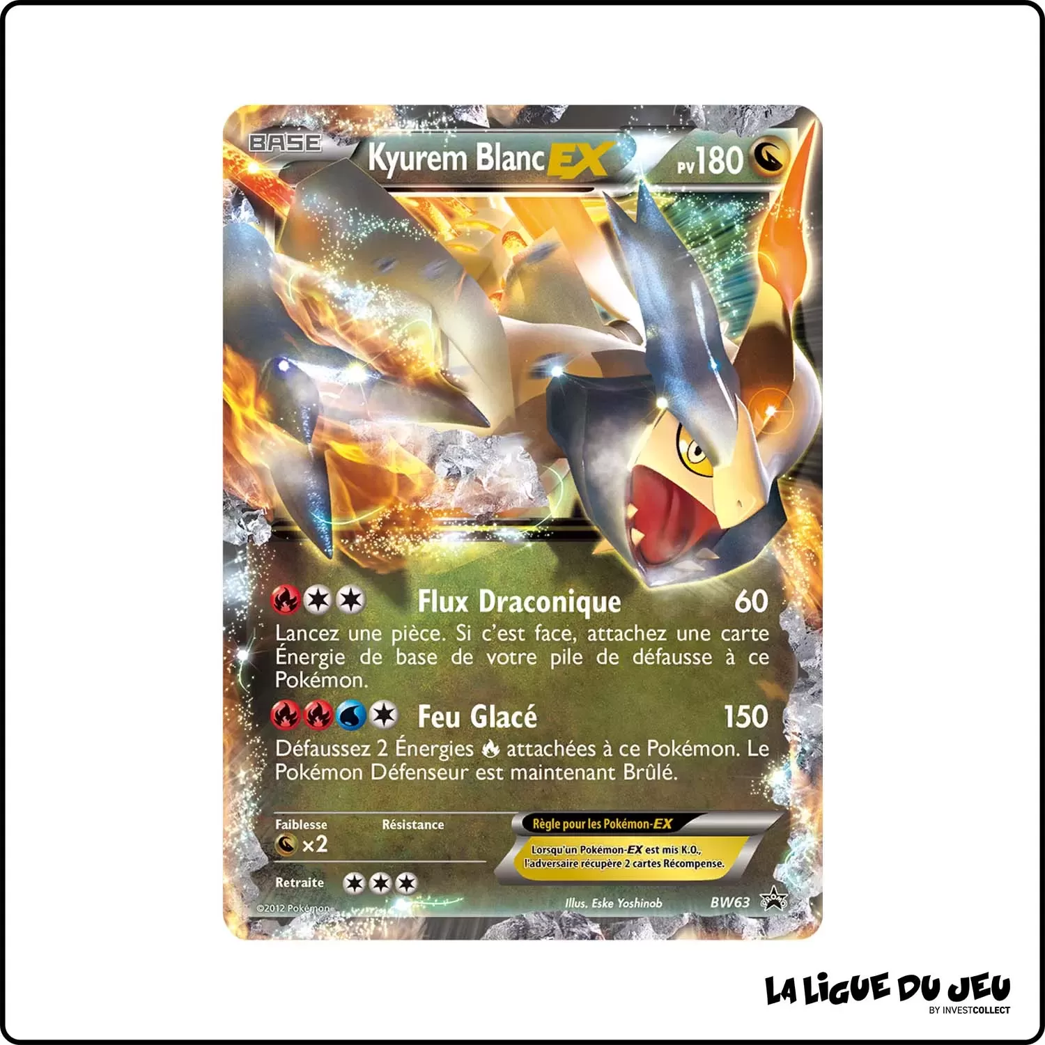 Promo - Pokemon - Noir et Blanc Promo - Kyurem Blanc-EX BW63