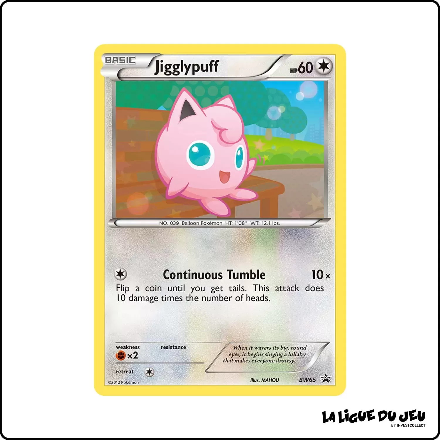 Promo - Pokemon - Noir et Blanc Promo - Jigglypuff BW65