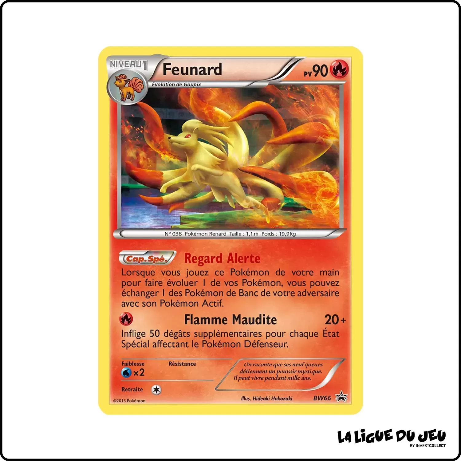 Promo - Pokemon - Noir et Blanc Promo - Feunard BW66