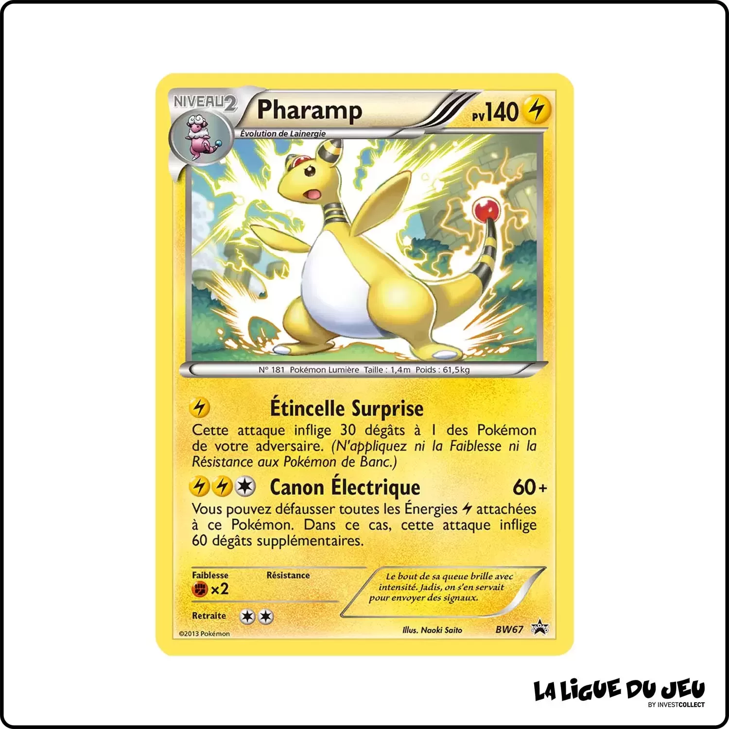 Promo - Pokemon - Noir et Blanc Promo - Pharamp BW67