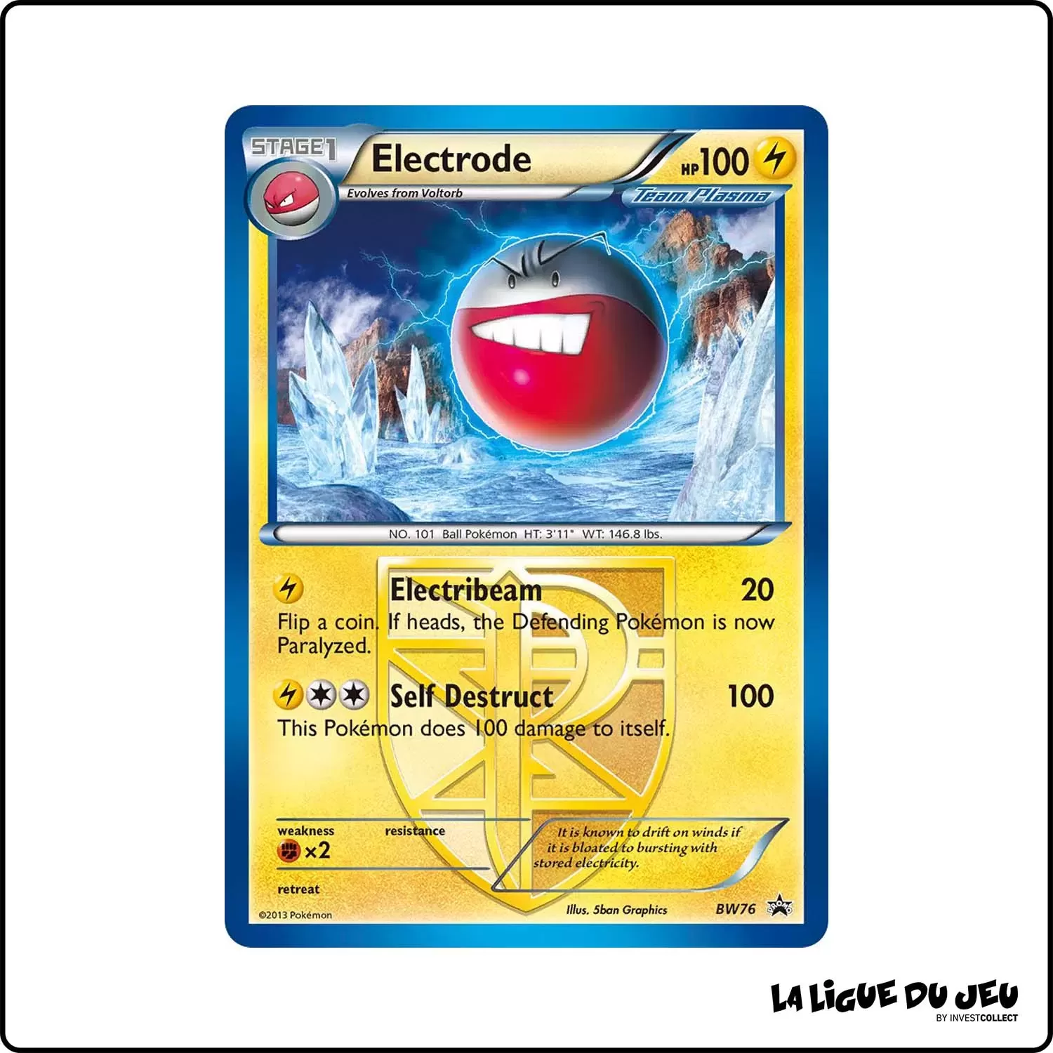 Promo - Pokemon - Noir et Blanc Promo - Electrode BW76