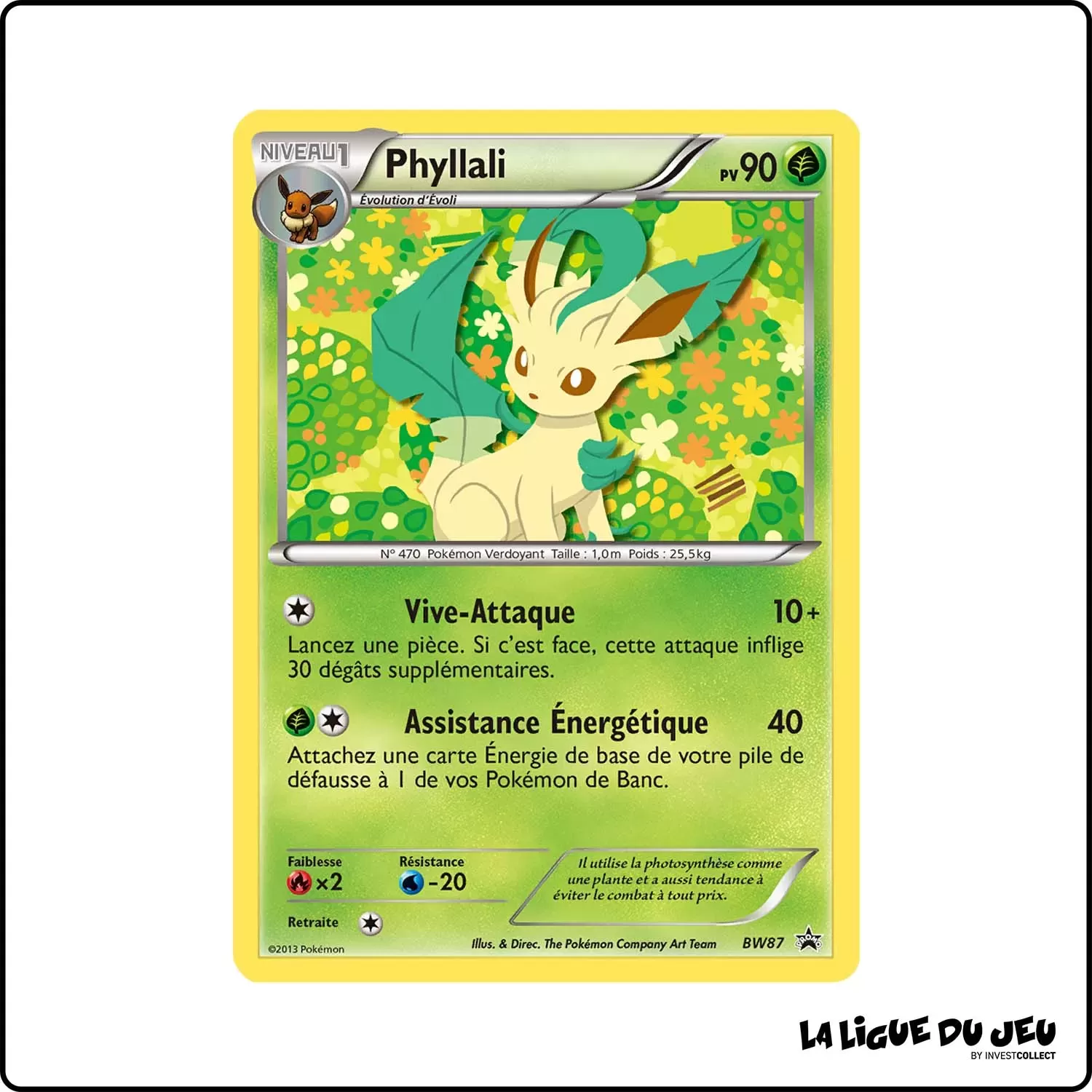 Promo - Pokemon - Noir et Blanc Promo - Phyllali BW87