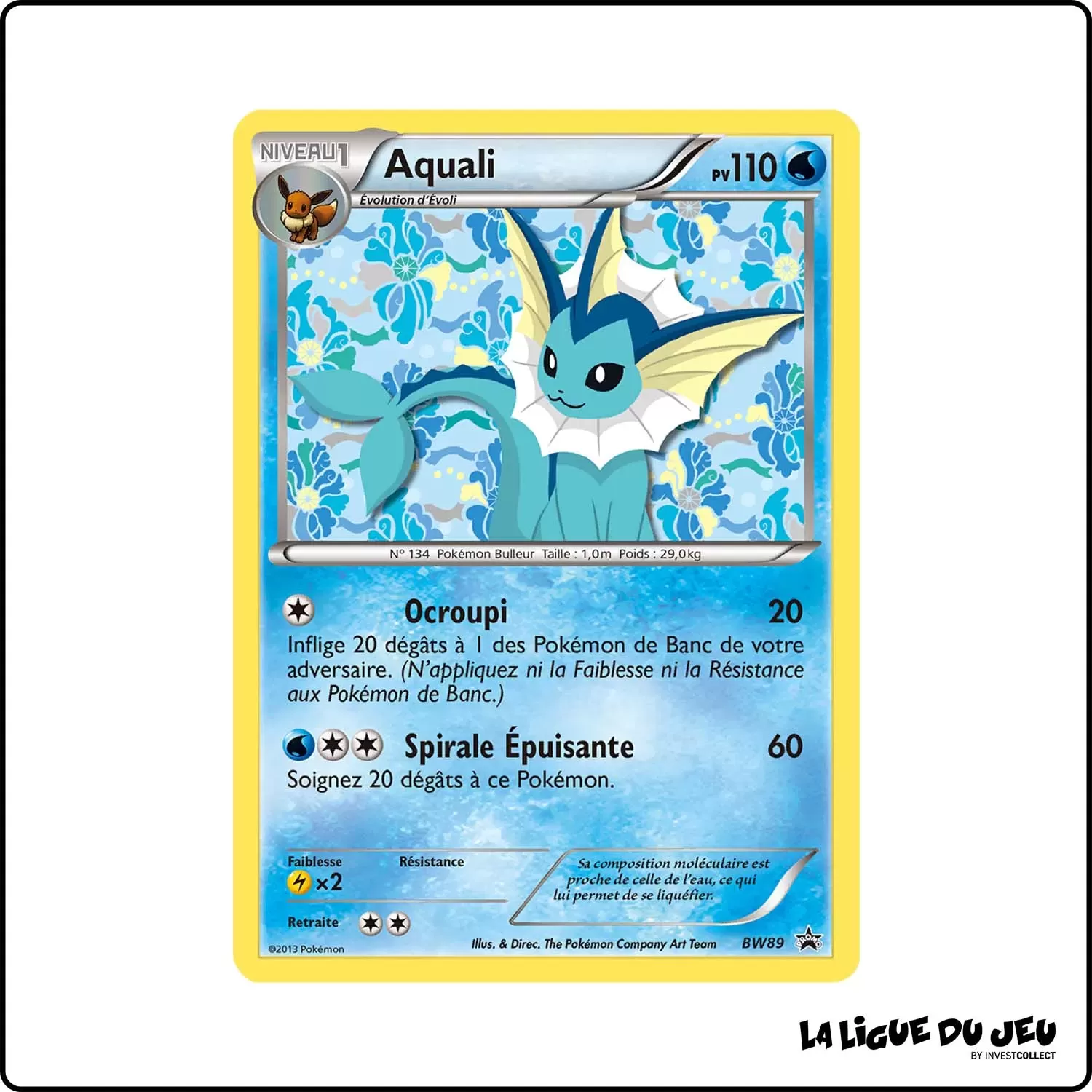 Promo - Pokemon - Noir et Blanc Promo - Aquali BW89