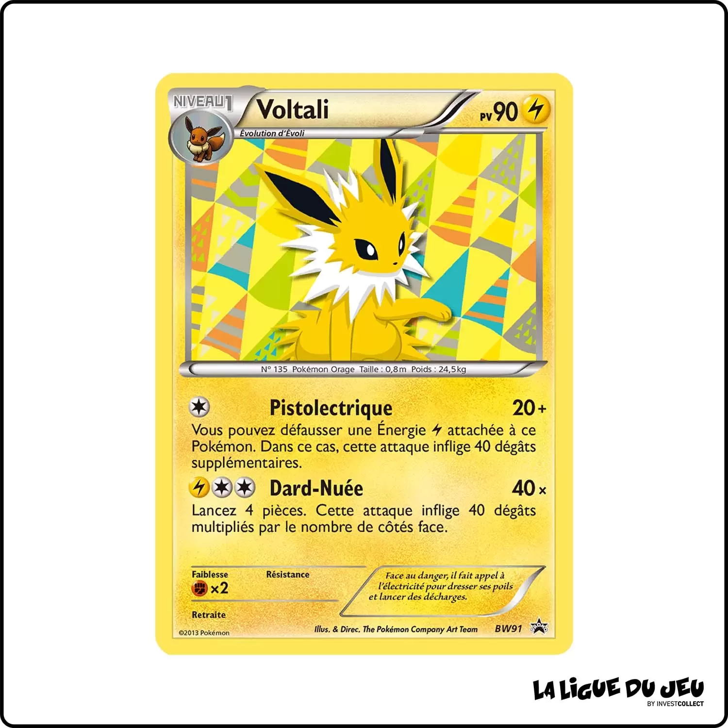 Promo - Pokemon - Noir et Blanc Promo - Voltali BW91