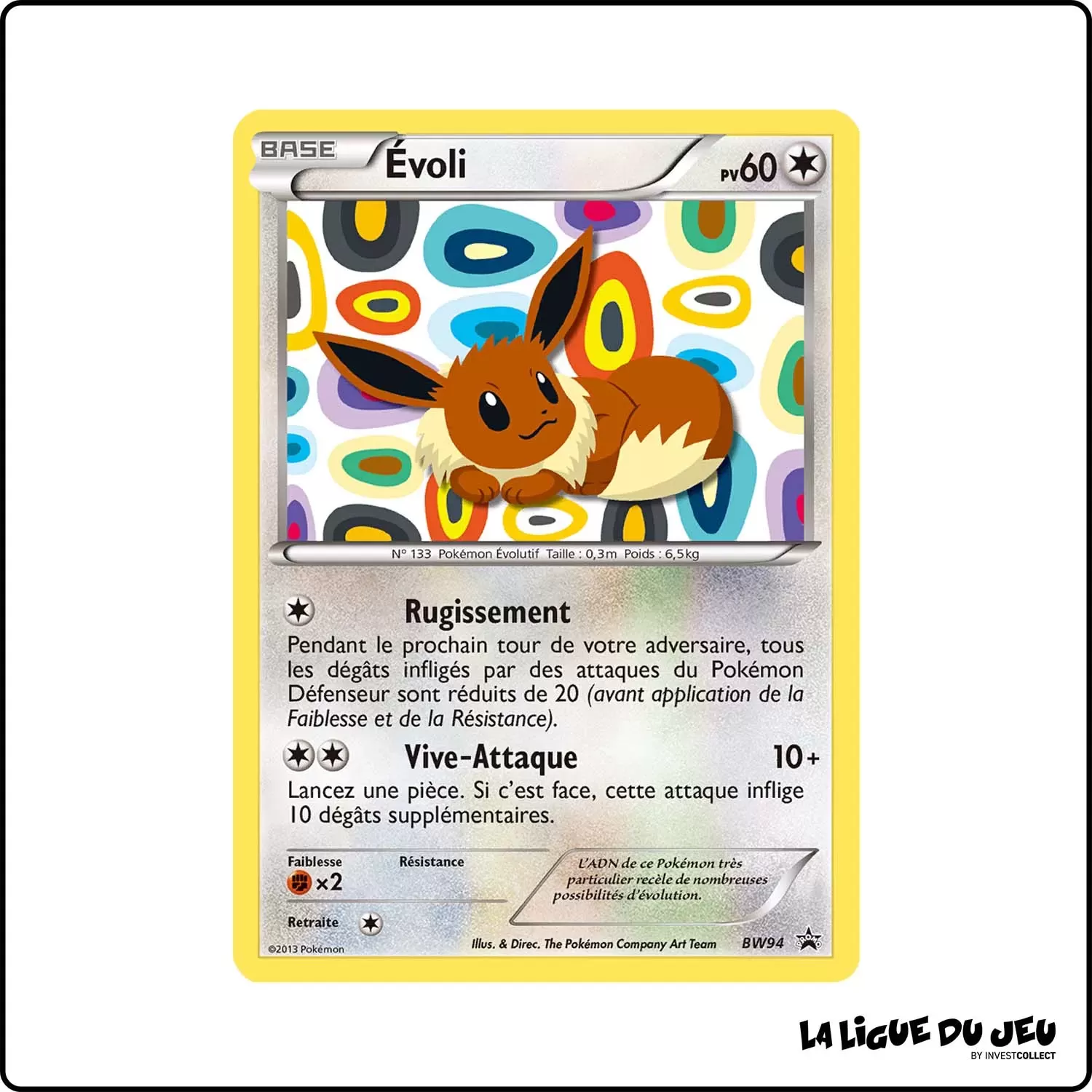 Promo - Pokemon - Noir et Blanc Promo - Évoli BW94