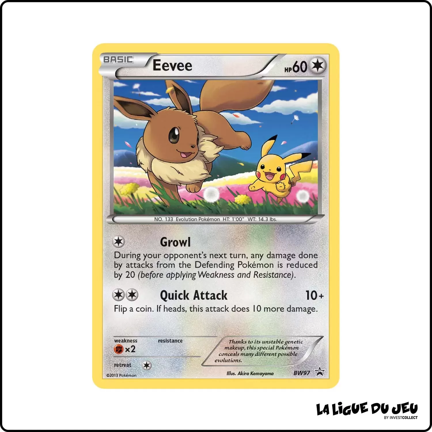 Promo - Pokemon - Noir et Blanc Promo - Eevee BW97