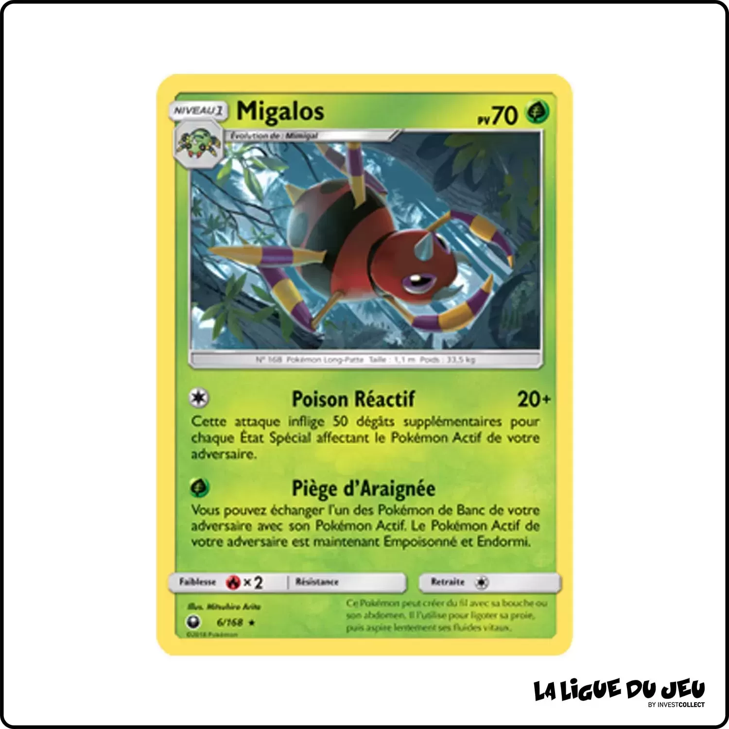 Holo - Pokemon - Tempête Céleste - Migalos 6/168