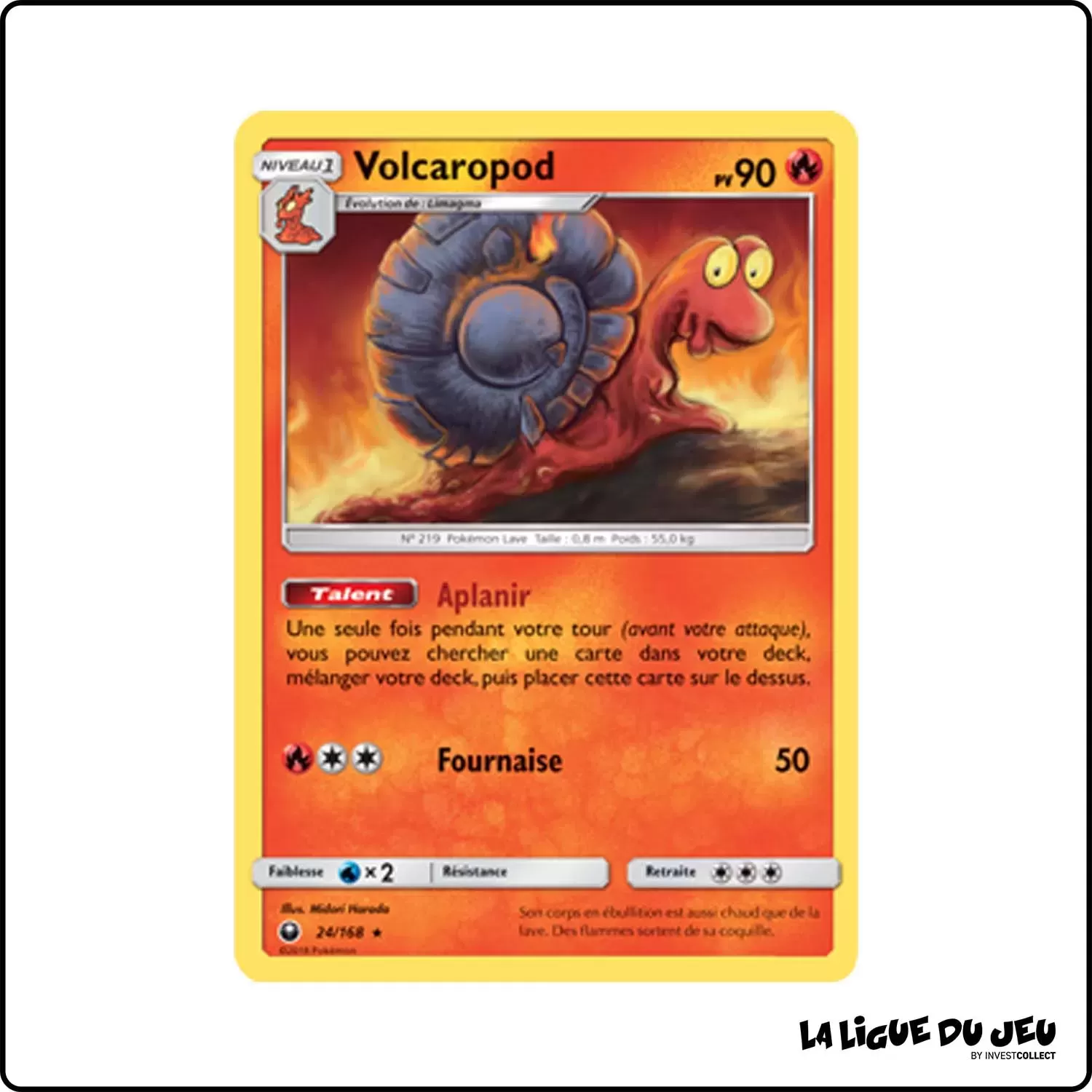 Rare - Pokemon - Tempête Céleste - Volcaropod 24/168