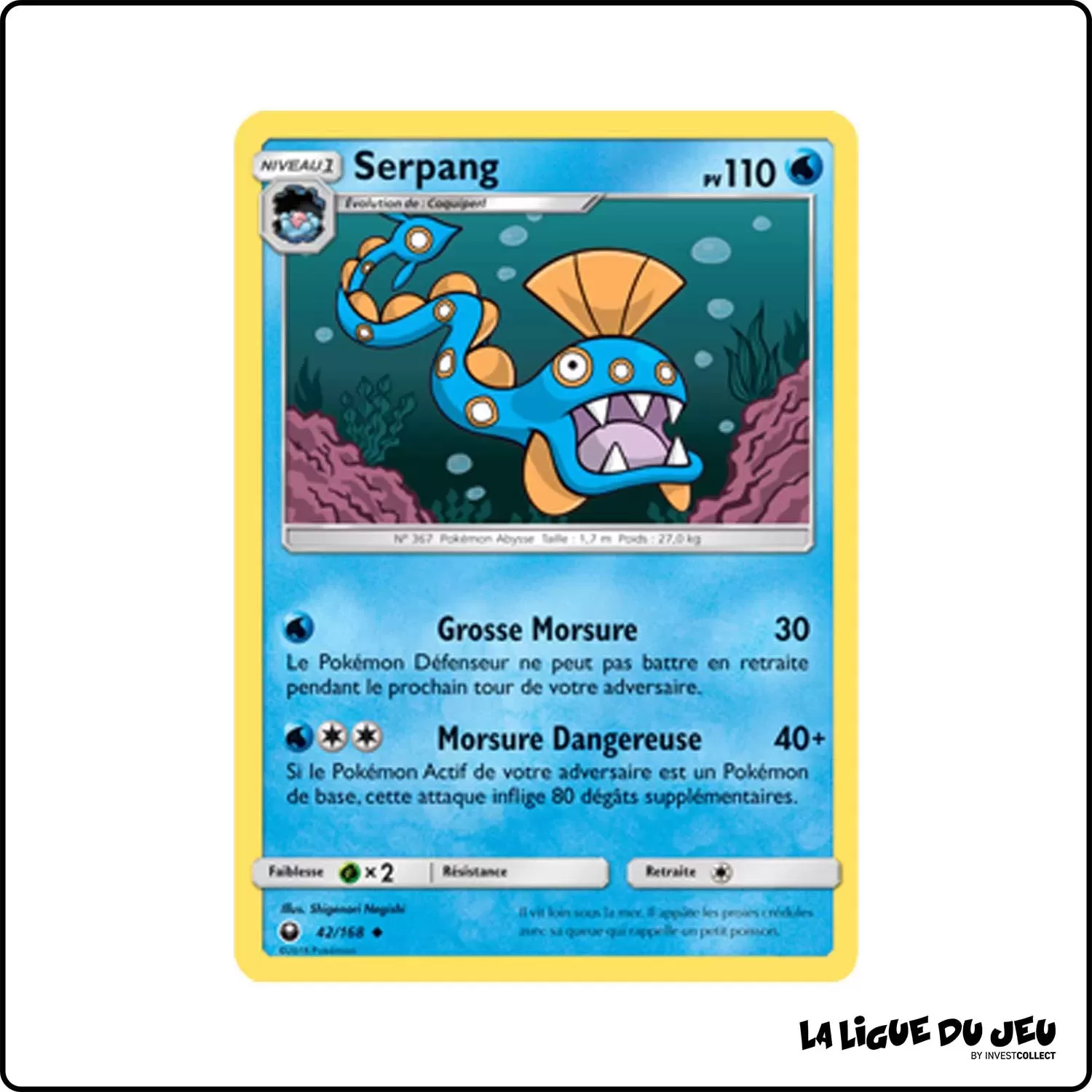 Peu commune - Pokemon - Tempête Céleste - Serpang 42/168