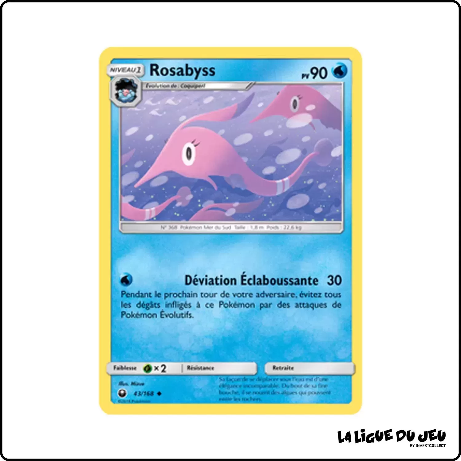 Peu commune - Pokemon - Tempête Céleste - Rosabyss 43/168