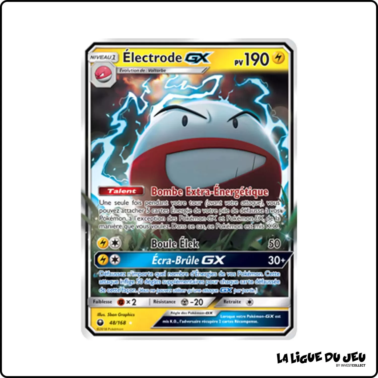 Ultra - Pokemon - Tempête Céleste - Électrode-GX 48/168