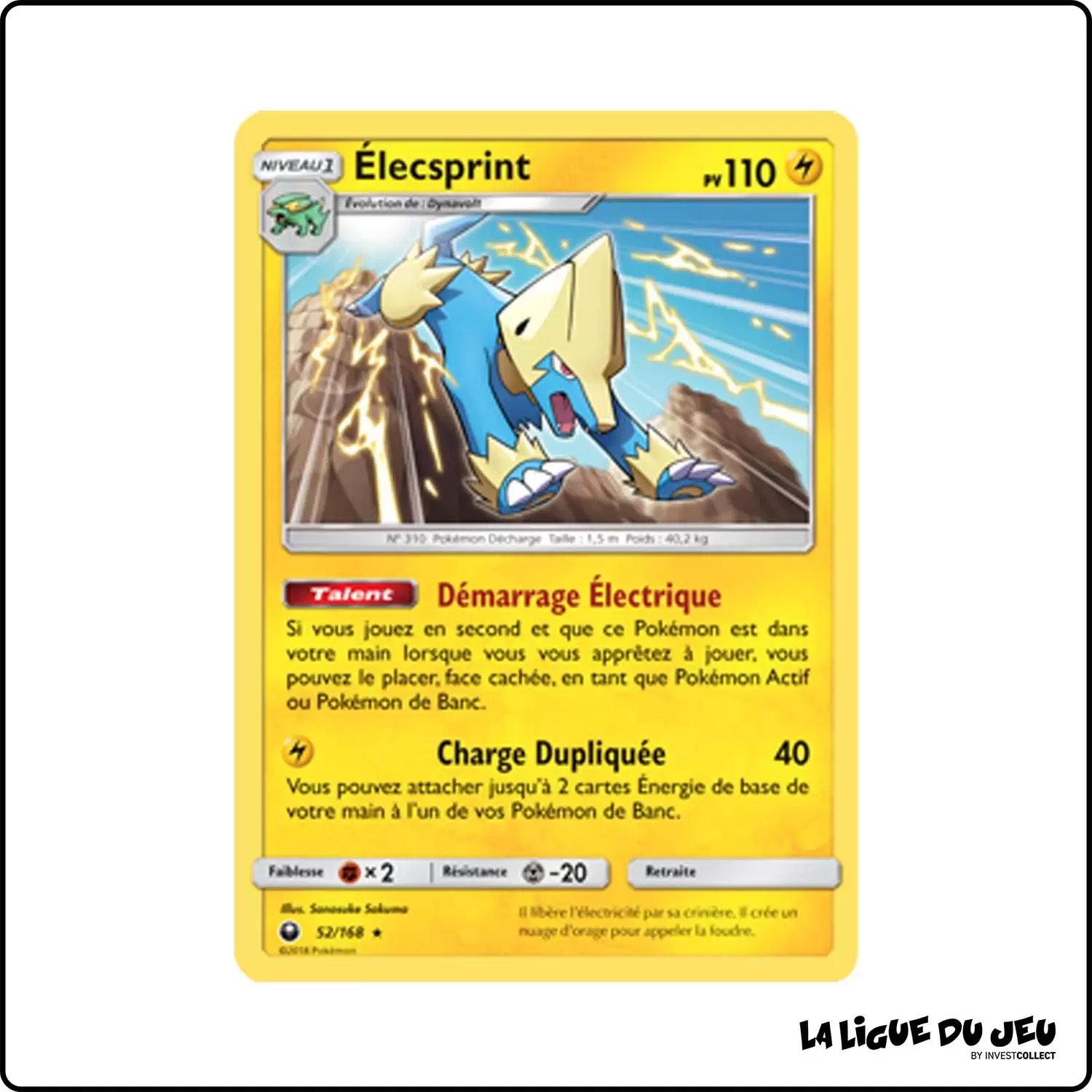 Rare - Pokemon - Tempête Céleste - Élecsprint 52/168