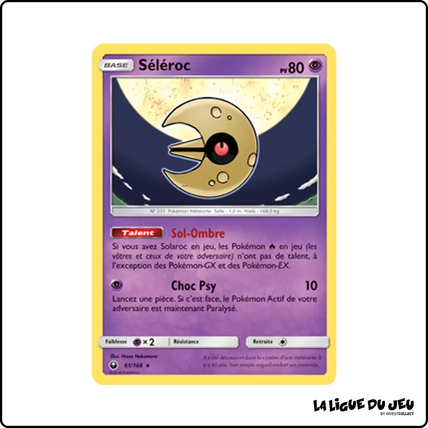 Holo - Pokemon - Tempête Céleste - Séléroc 61/168