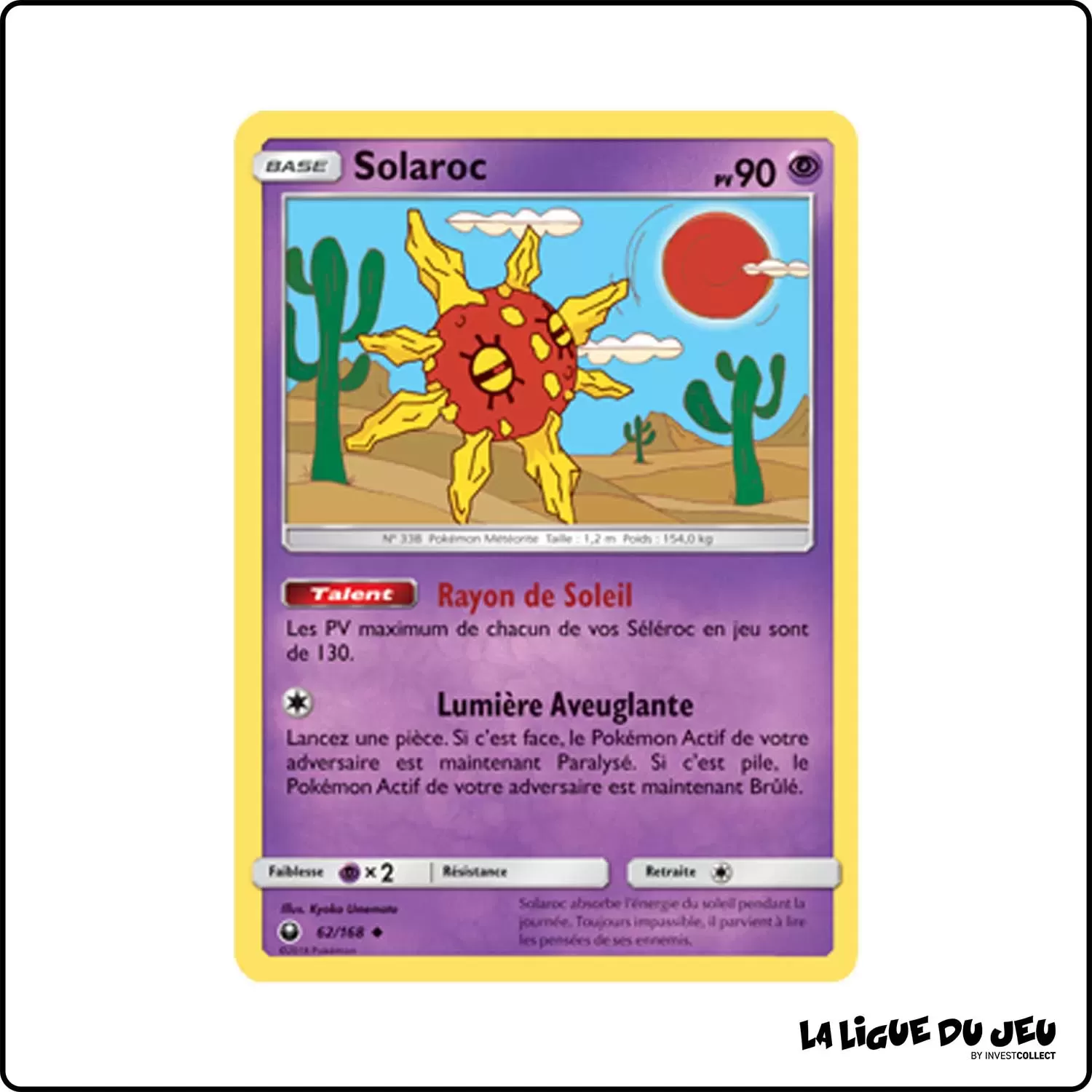 Peu commune - Pokemon - Tempête Céleste - Solaroc 62/168