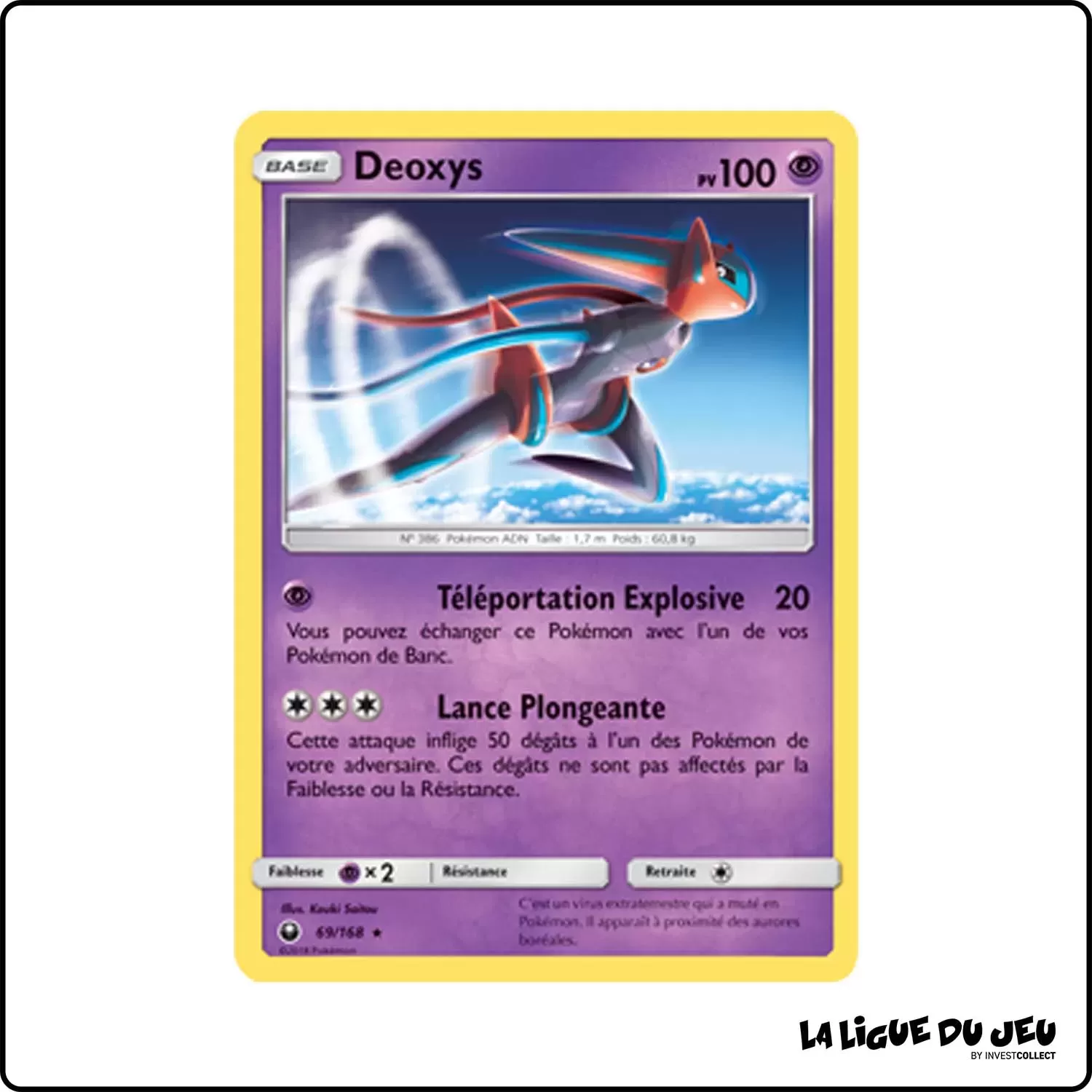 Rare - Pokemon - Tempête Céleste - Deoxys 69/168