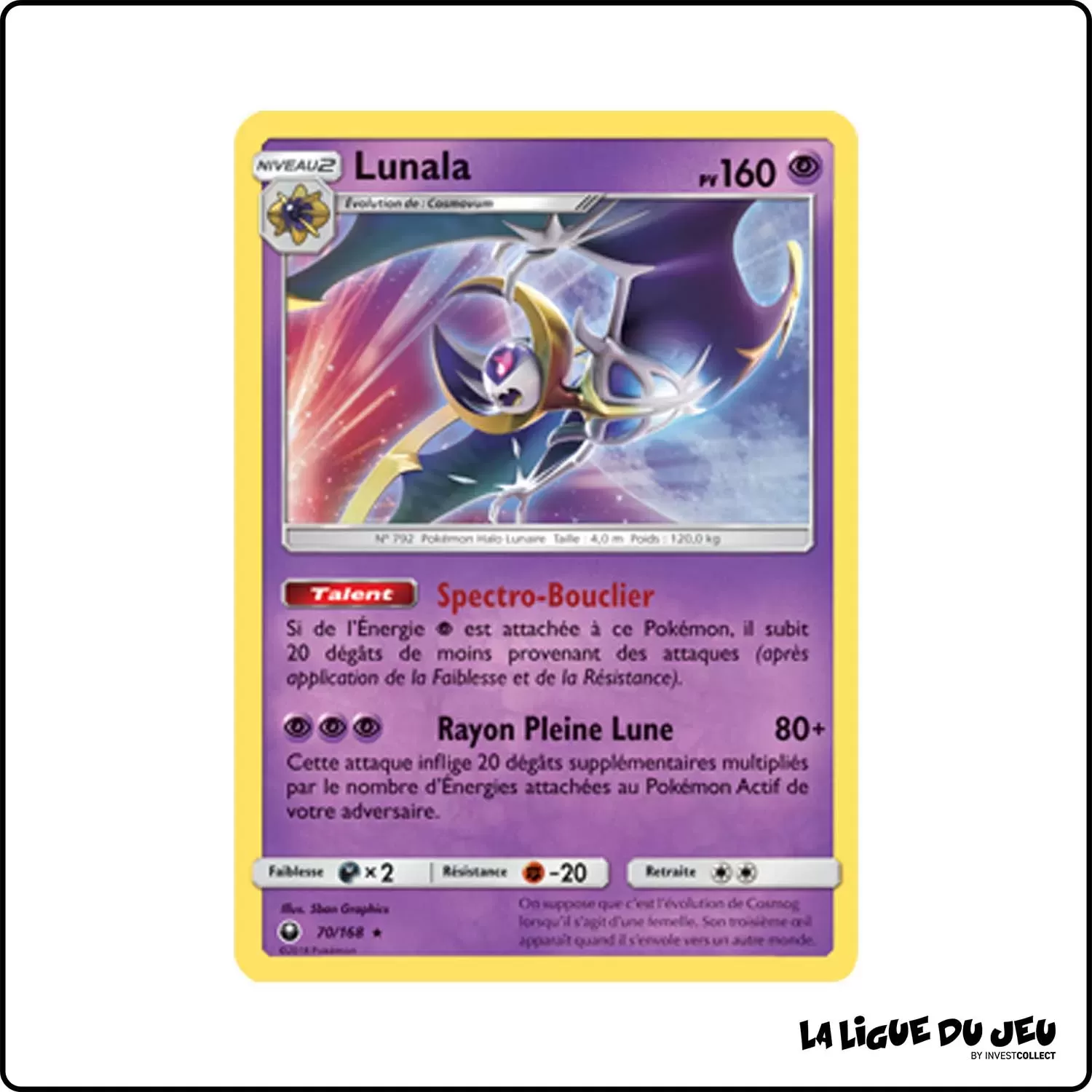 Holo - Pokemon - Tempête Céleste - Lunala 70/168