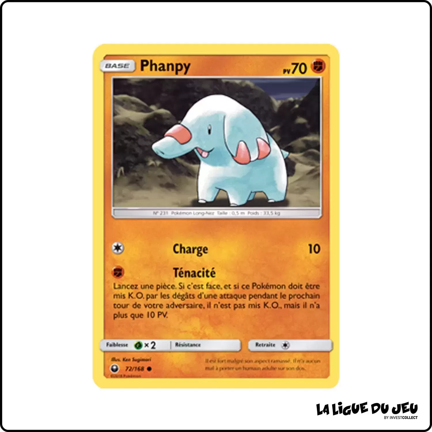 Commune - Pokemon - Tempête Céleste - Phanpy 72/168