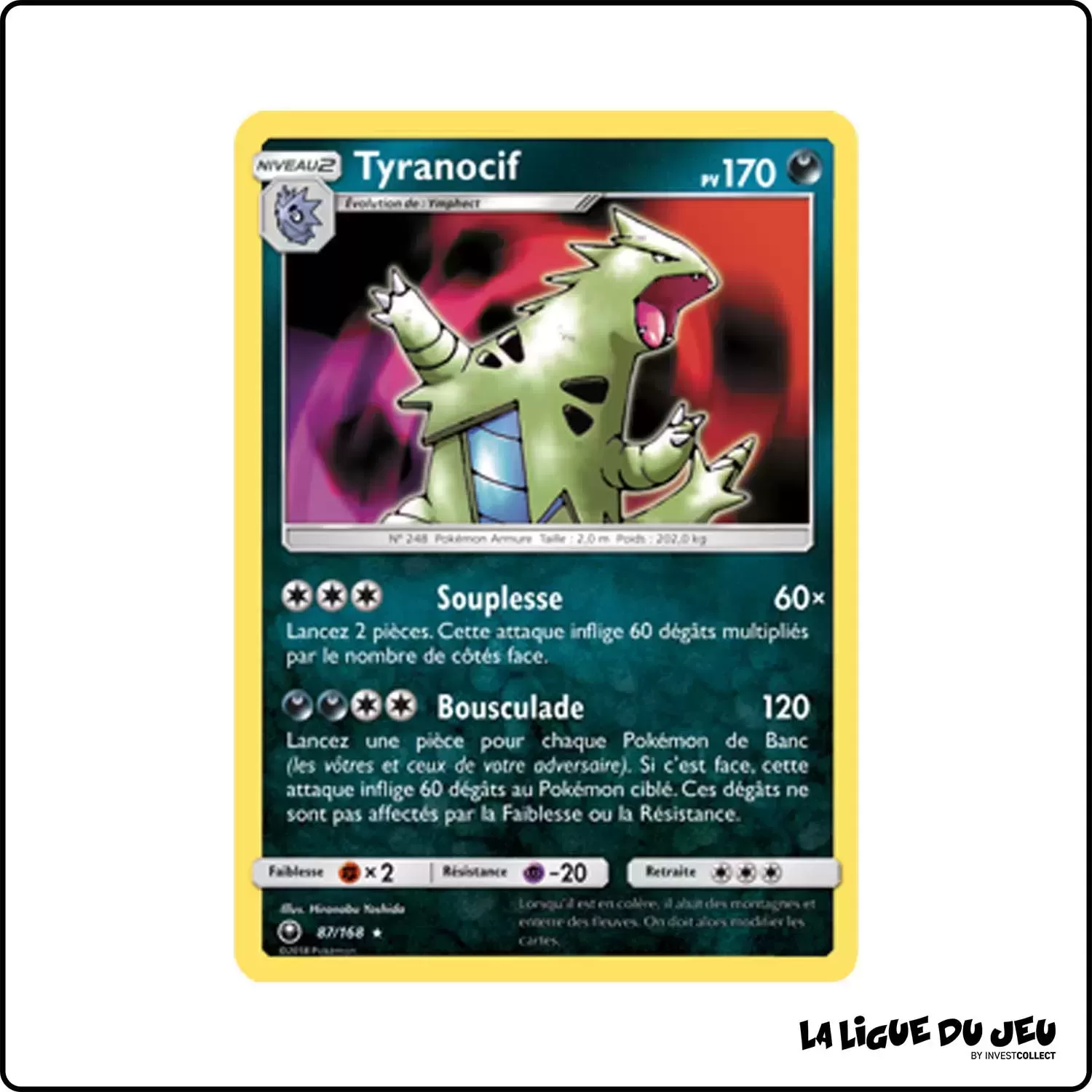 Holo - Pokemon - Tempête Céleste - Tyranocif 87/168