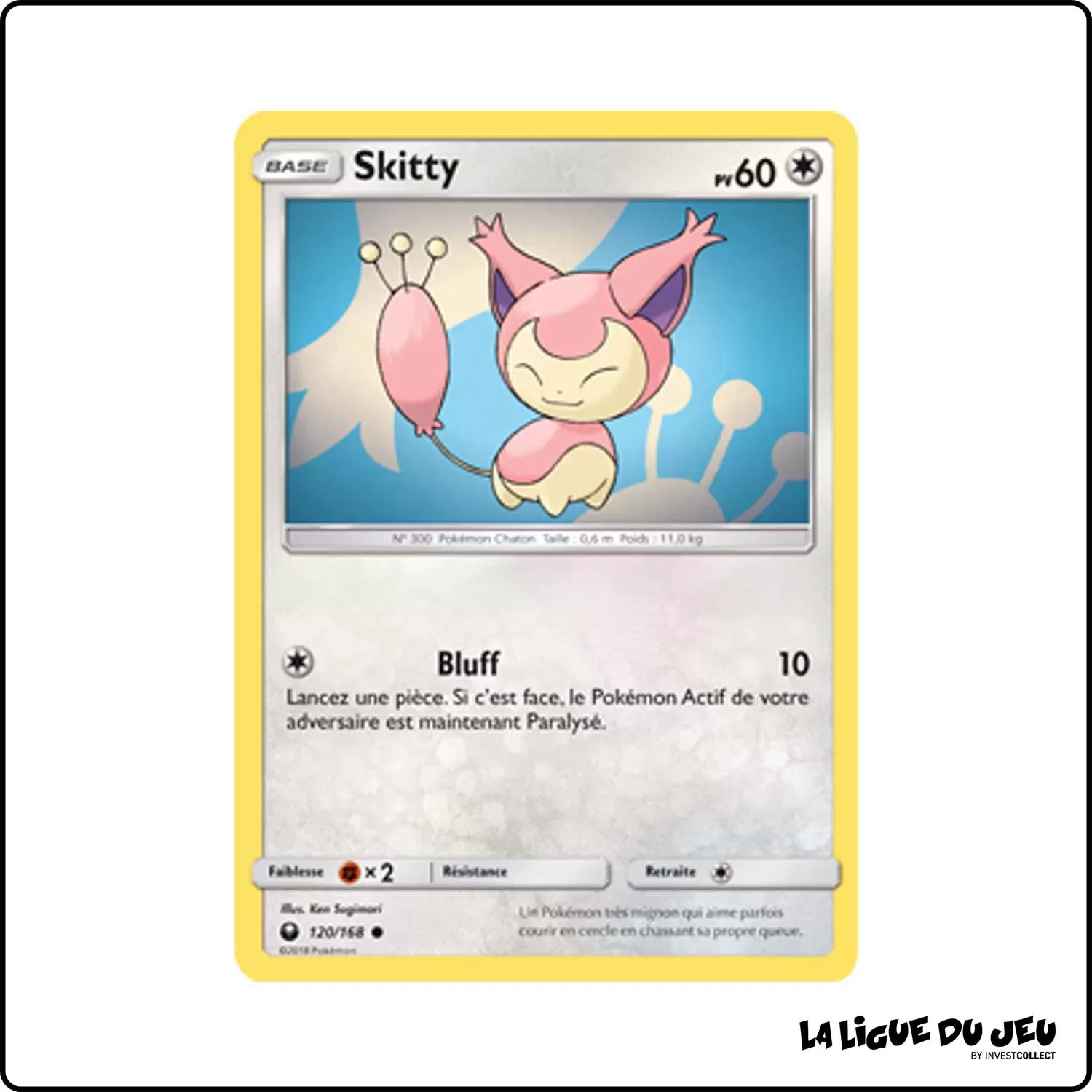 Commune - Pokemon - Tempête Céleste - Skitty 120/168