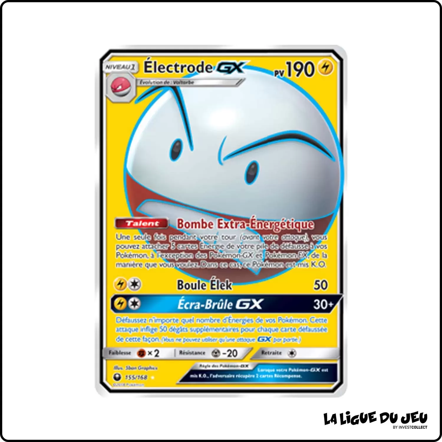 Ultra - Pokemon - Tempête Céleste - Électrode-GX 155/168