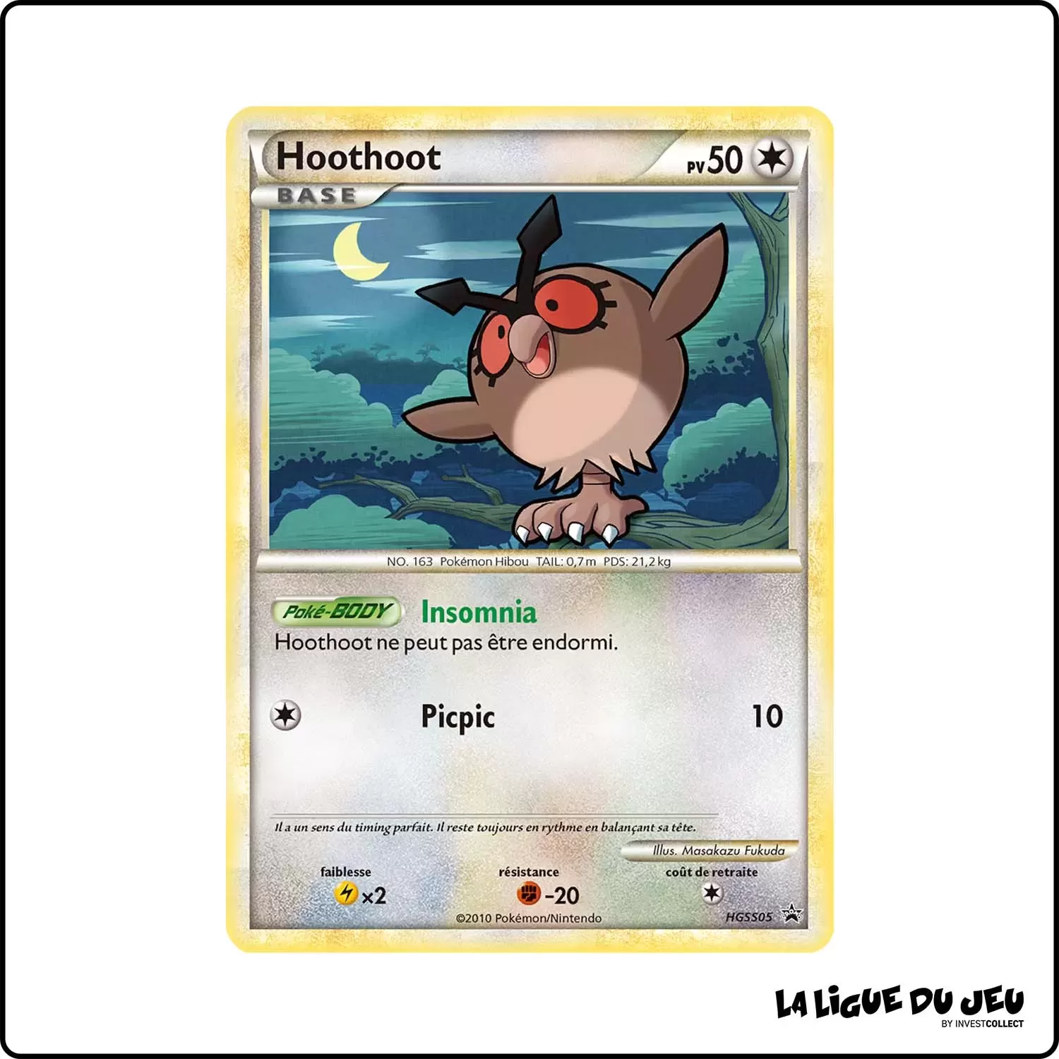 Promo - Pokemon - HeartGold SoulSilver Promo - Hoothoot HGSS05 Pokemon Company - 1