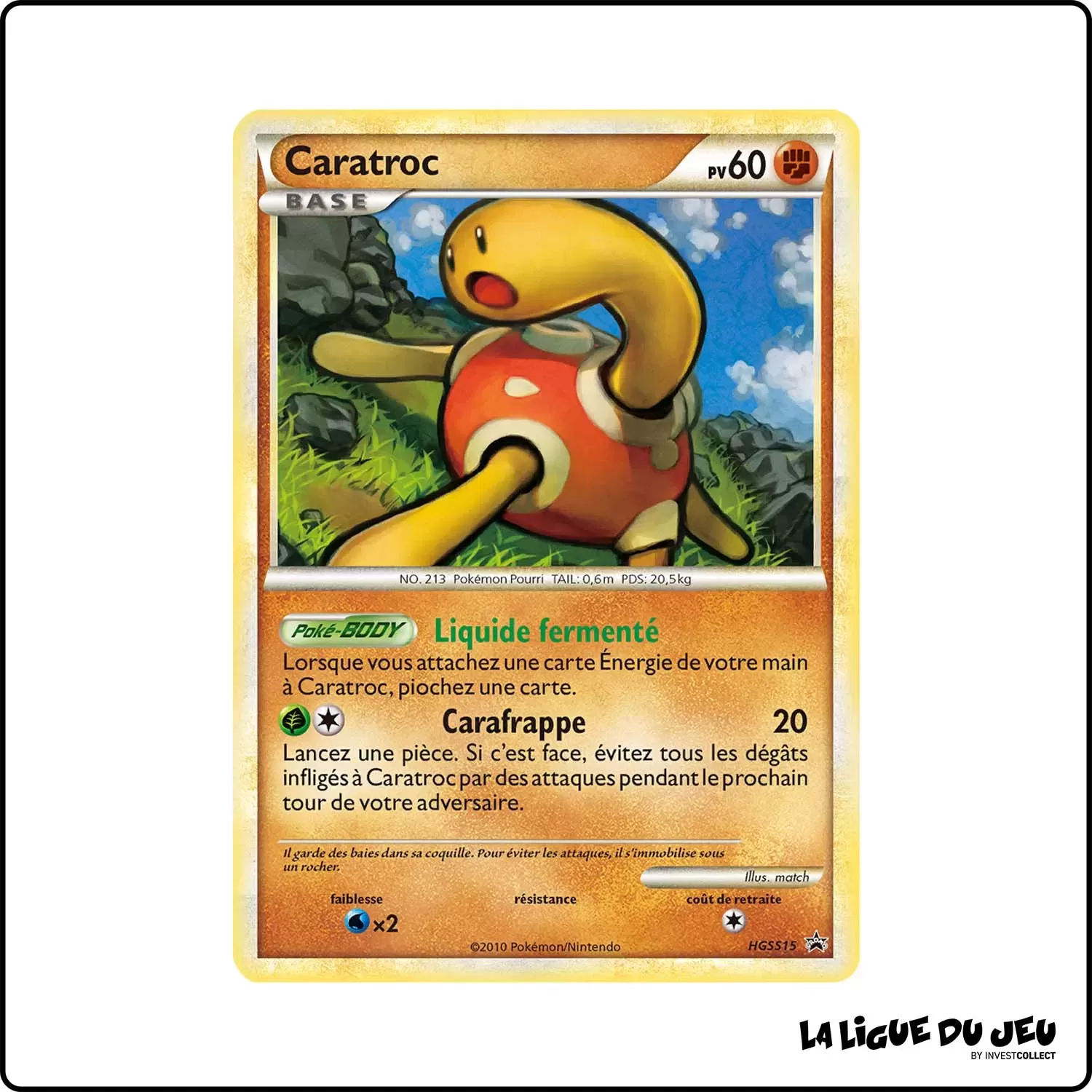 Promo - Pokemon - HeartGold SoulSilver Promo - Caratroc HGSS15 Pokemon Company - 1