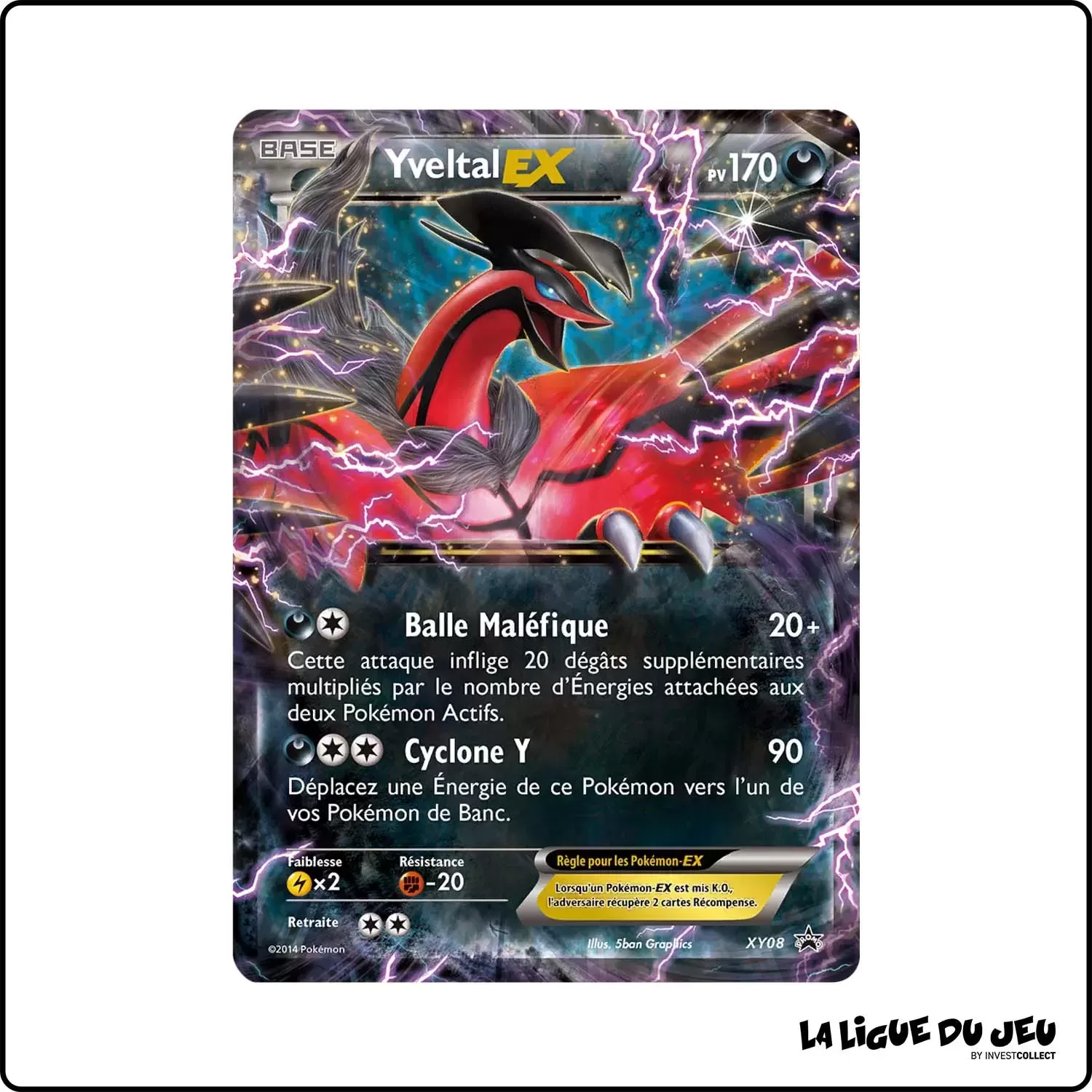 Promo - Pokemon - XY Promo - Yveltal-EX XY08