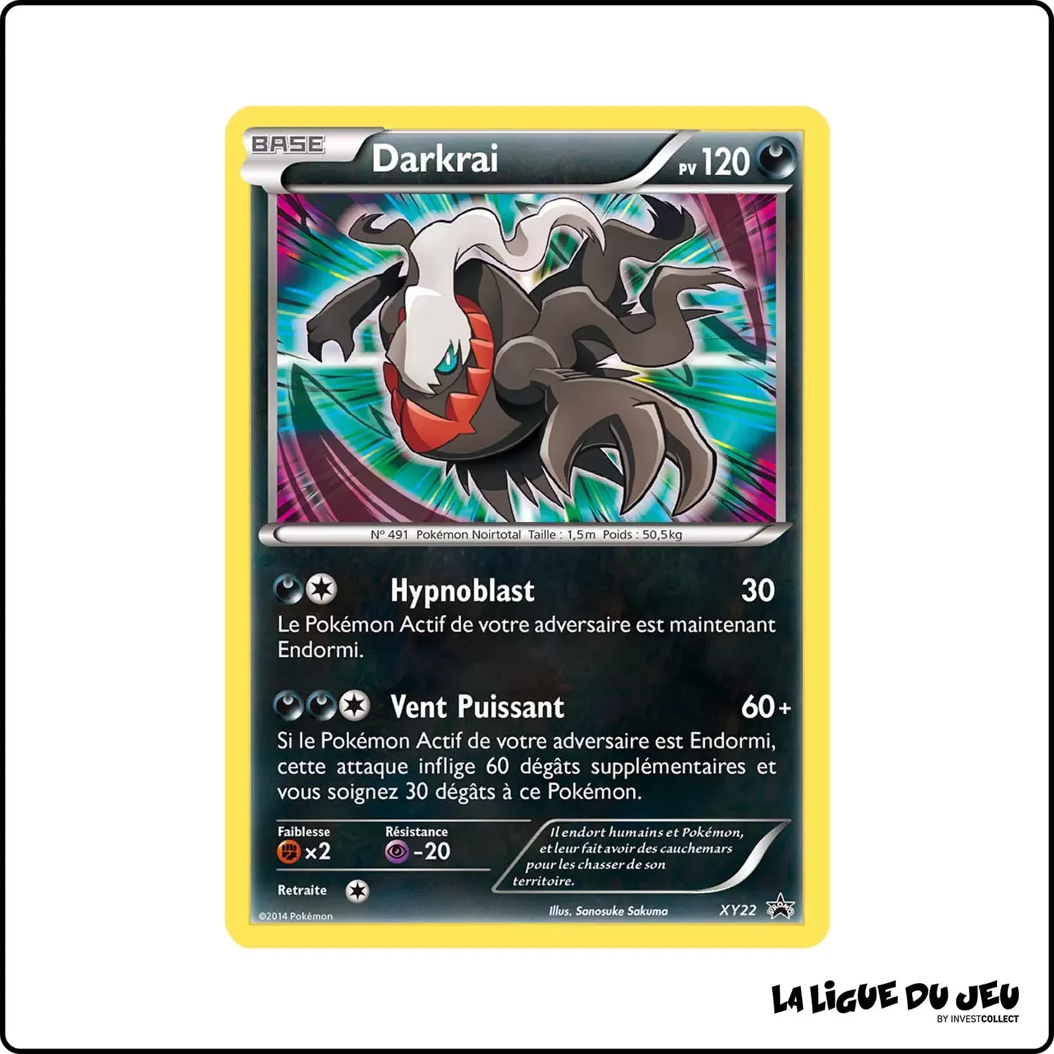 Promo - Pokemon - XY Promo - Darkrai XY22