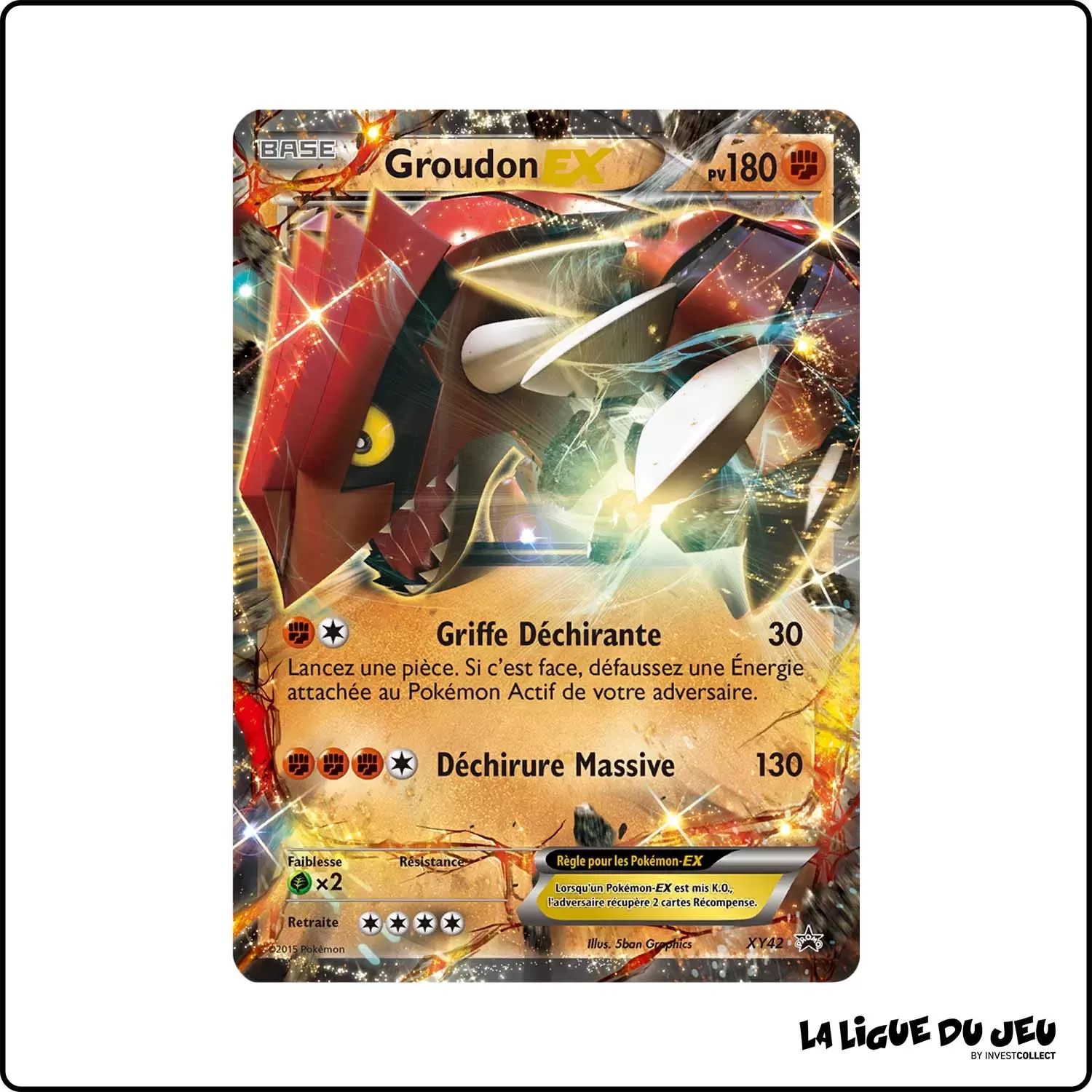 Promo - Pokemon - XY Promo - Groudon-EX XY42