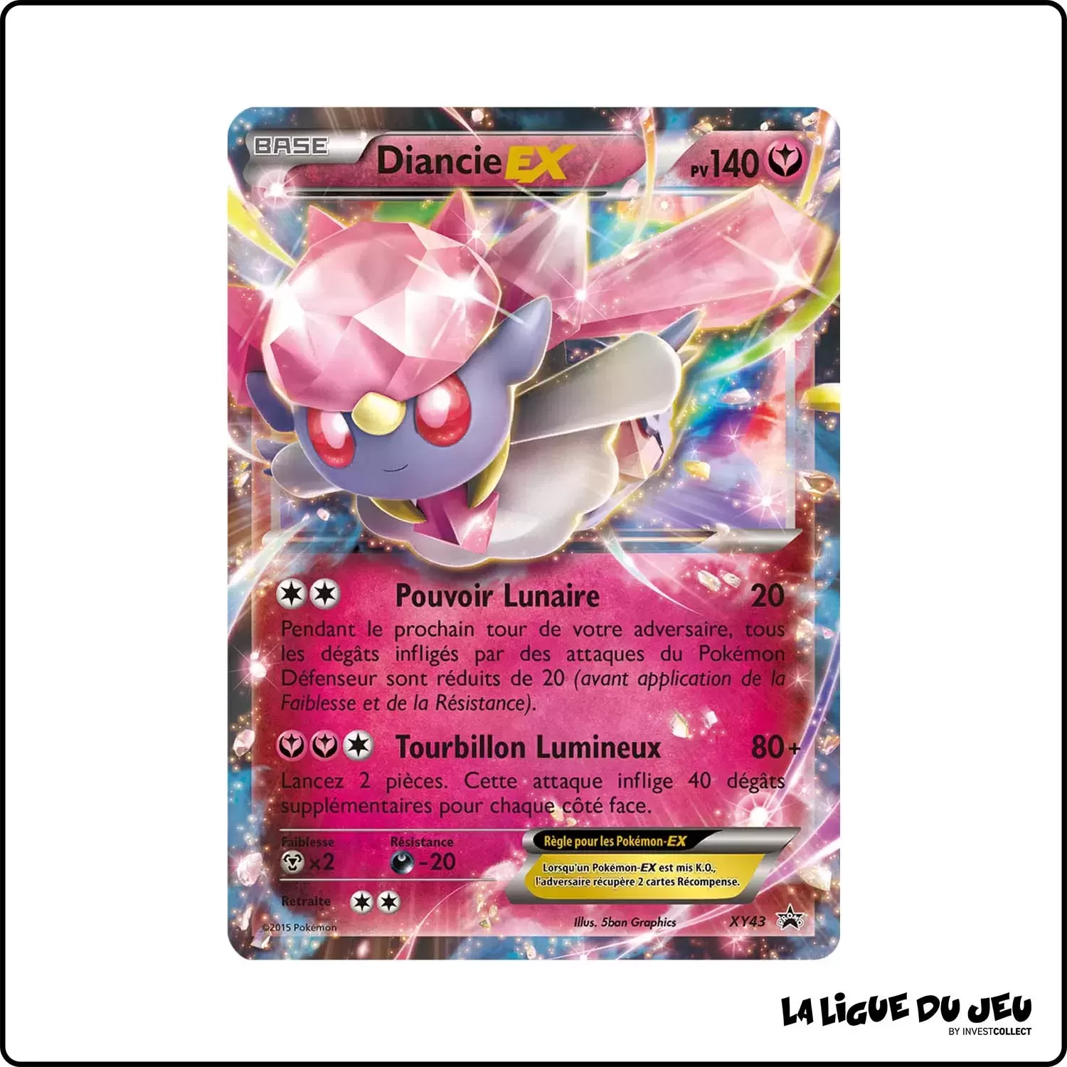 Promo - Pokemon - XY Promo - Diancie-EX XY43