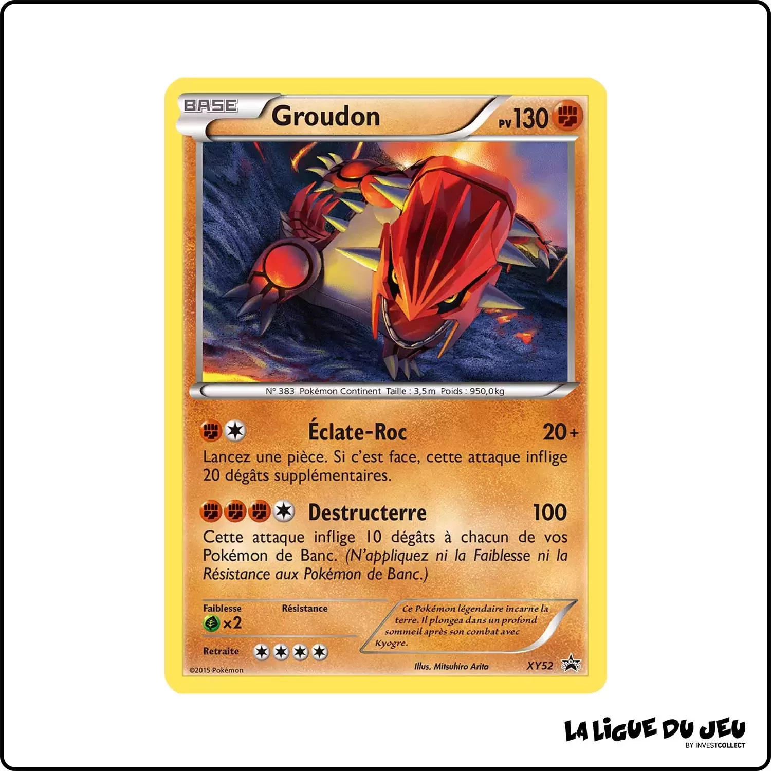 Promo - Pokemon - XY Promo - Groudon XY52