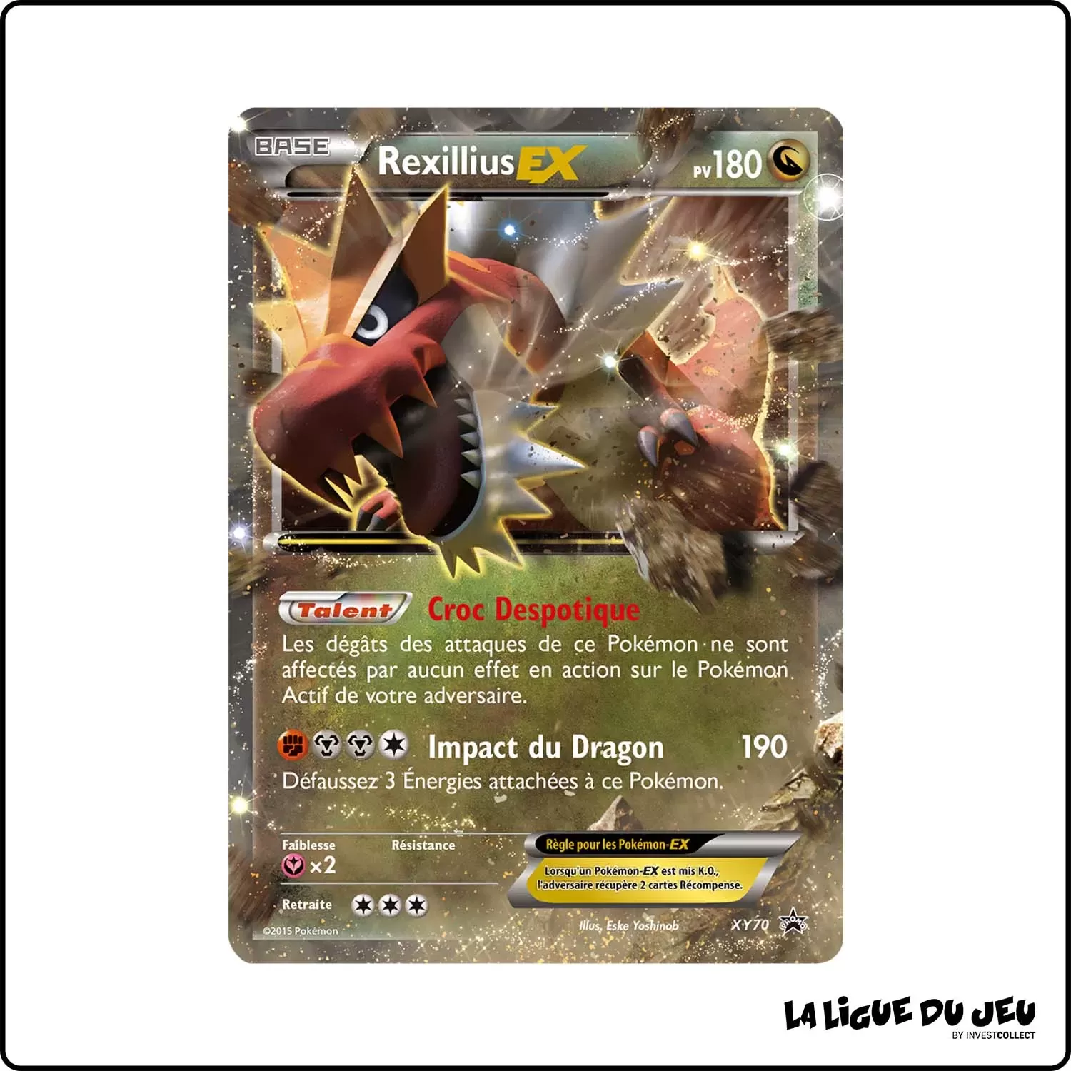 Promo - Pokemon - XY Promo - Rexillius-EX XY70