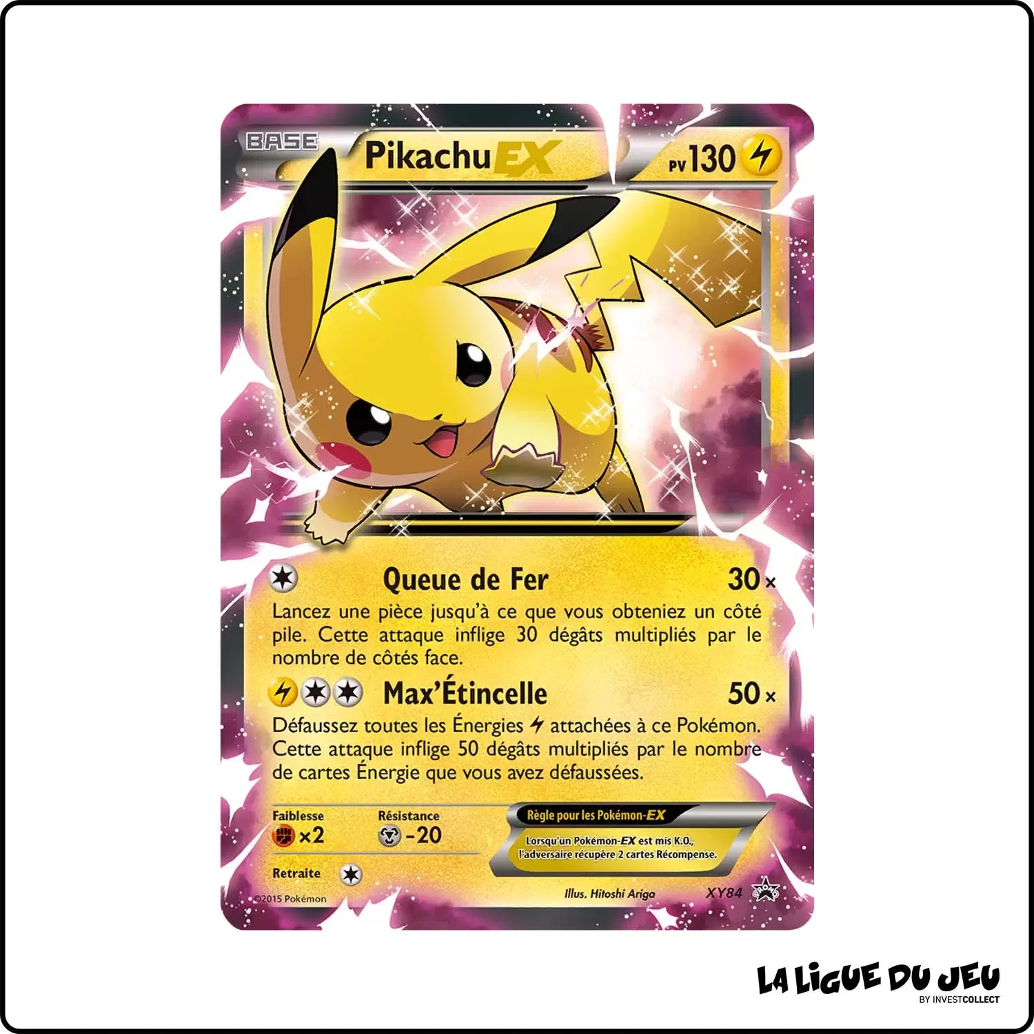 Promo - Pokemon - XY Promo - Pikachu-EX XY84