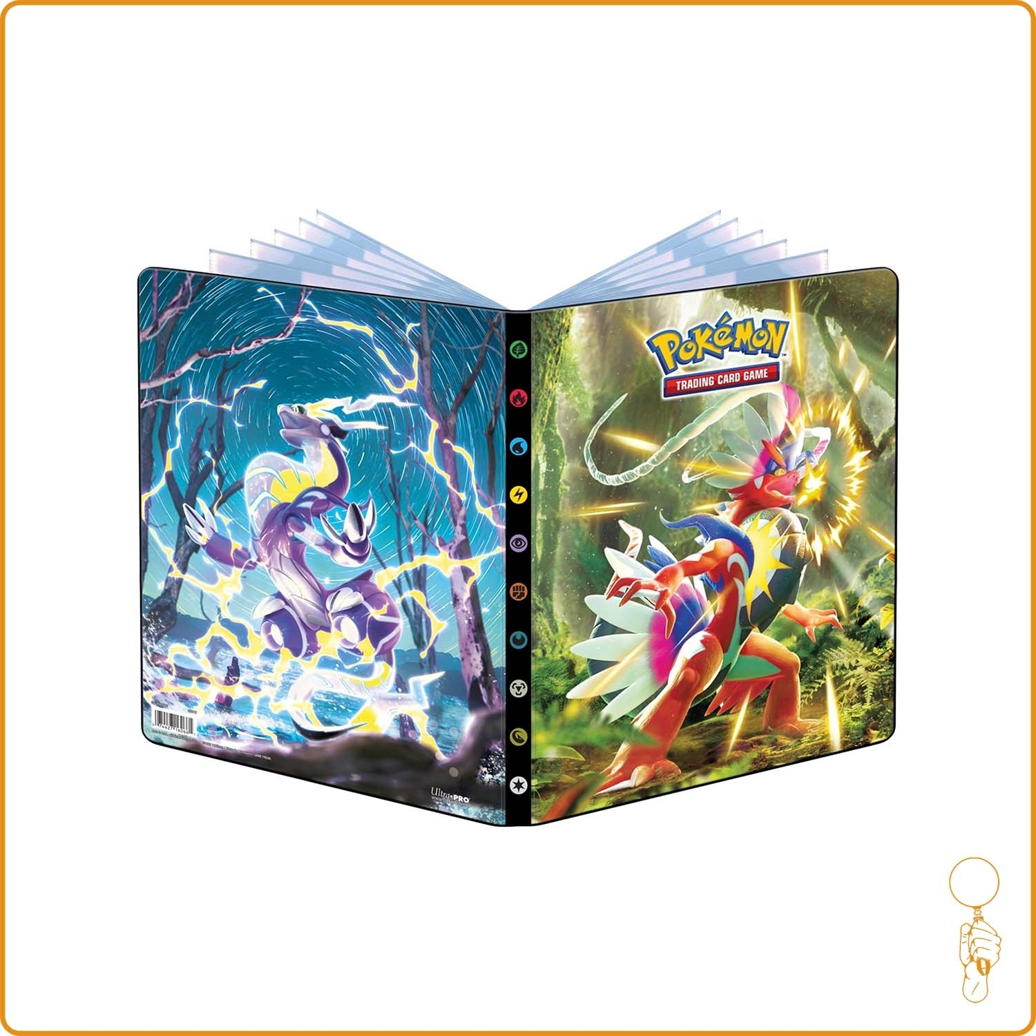 Portfolio - Pokemon - Album de rangement - Écarlate & Violet - EV1 -  Koraidon/Miraidon - 252 cases