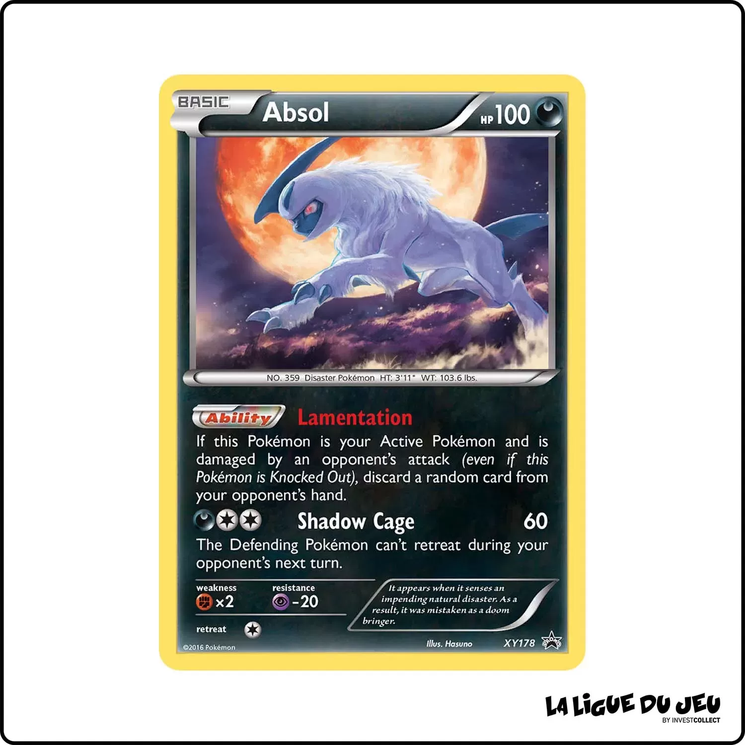 Promo - Pokemon - XY Promo - Absol XY178