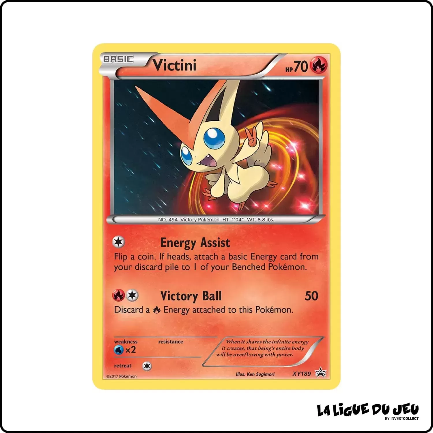 Promo - Pokemon - XY Promo - Victini XY189