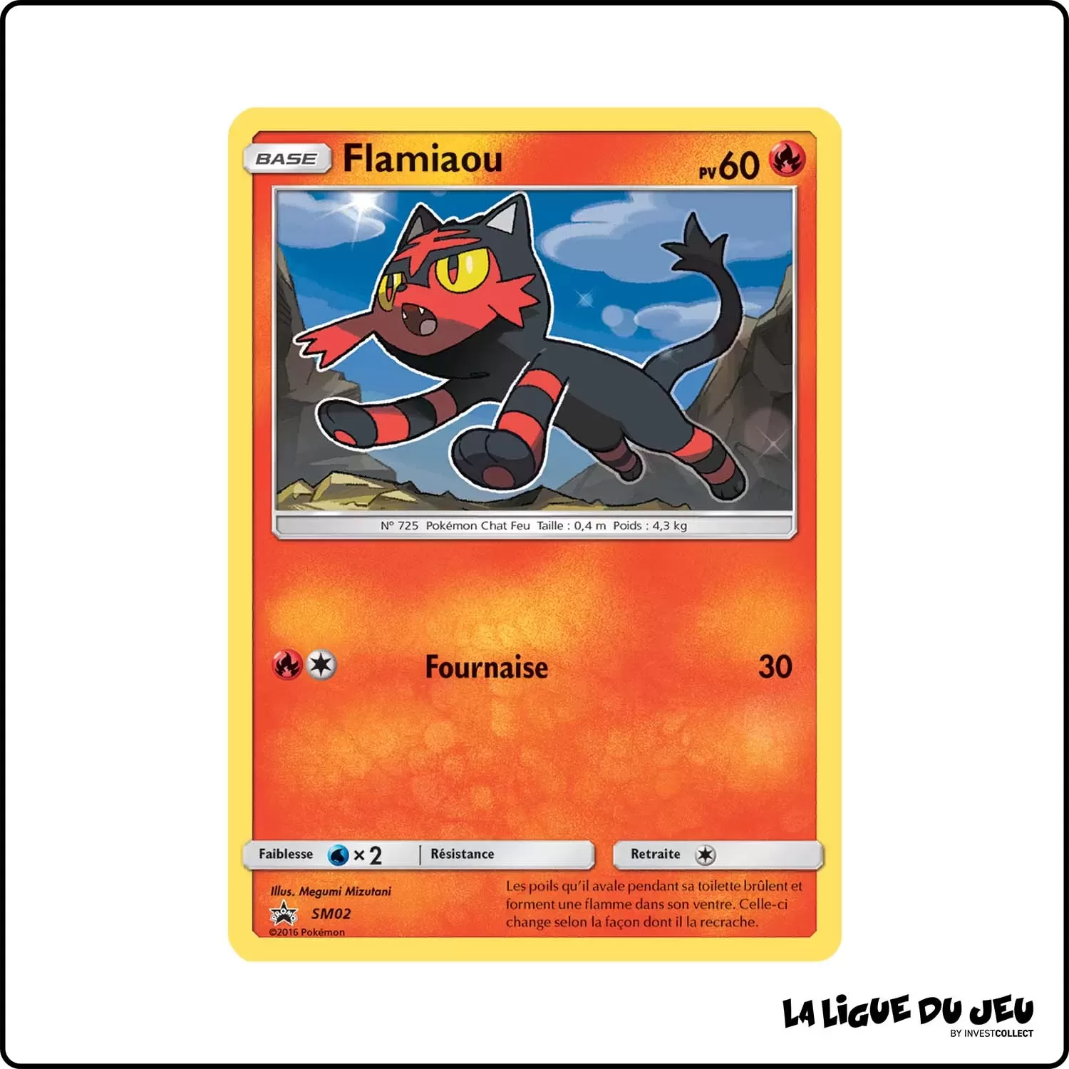 Promo - Pokemon - Soleil et Lune Promo - Flamiaou SM02 Pokemon Company - 1