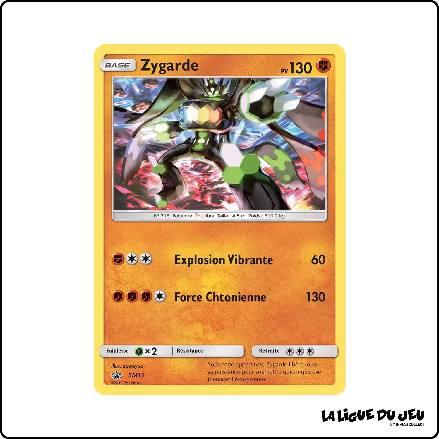 Promo - Pokemon - Soleil et Lune Promo - Zygarde SM15 Pokemon Company - 1