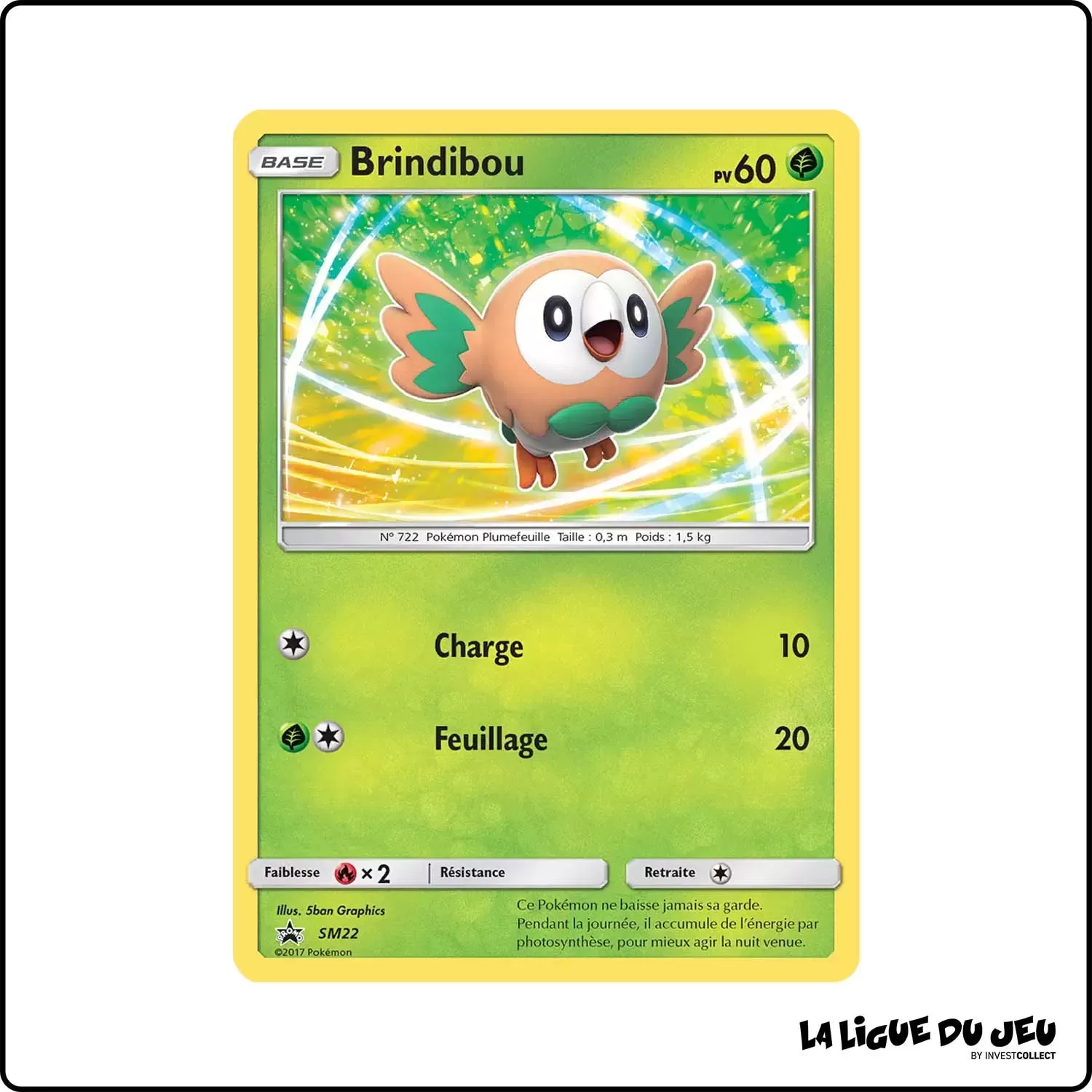 Promo - Pokemon - Soleil et Lune Promo - Brindibou SM22 Pokemon Company - 1