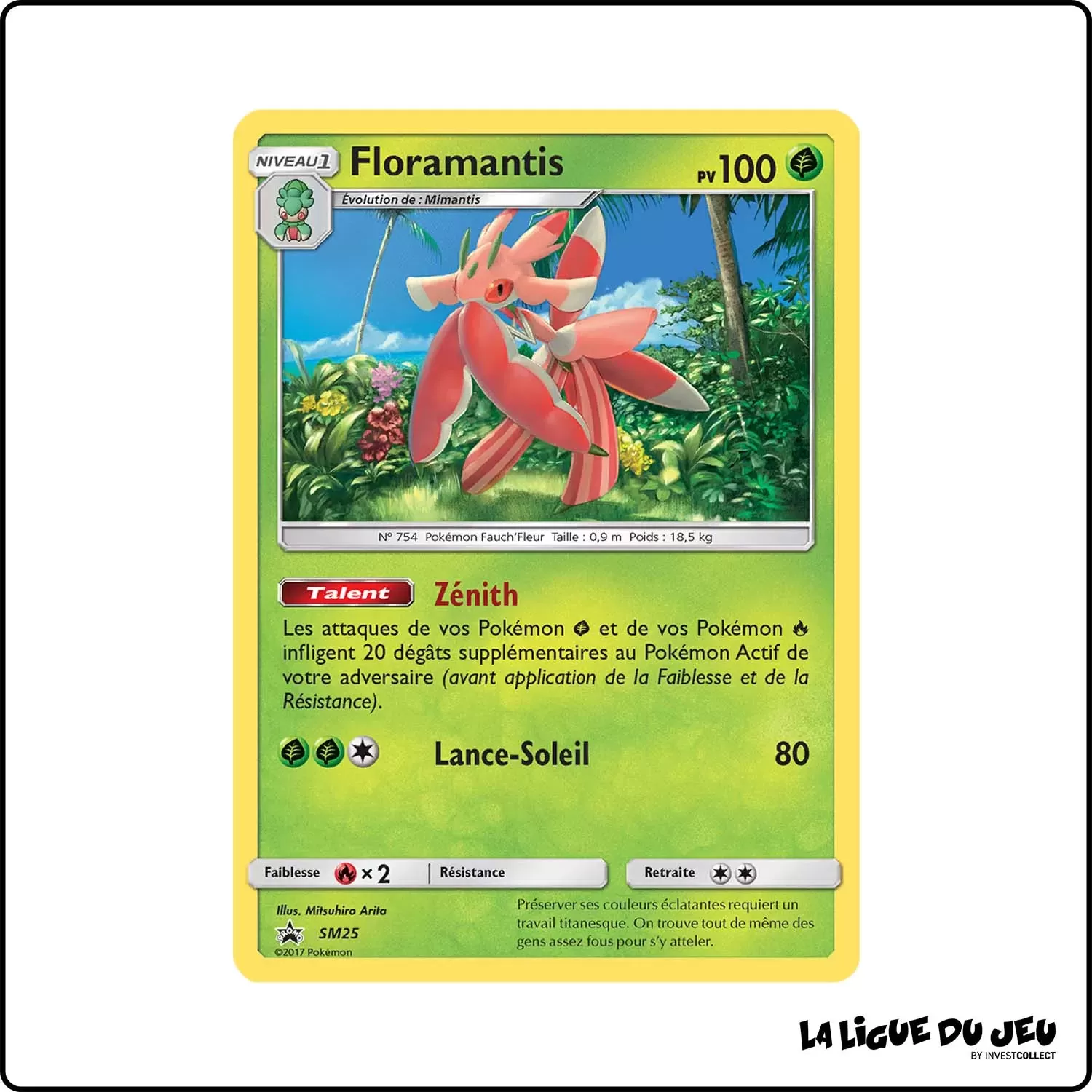 Promo - Pokemon - Soleil et Lune Promo - Floramantis SM25 Pokemon Company - 1