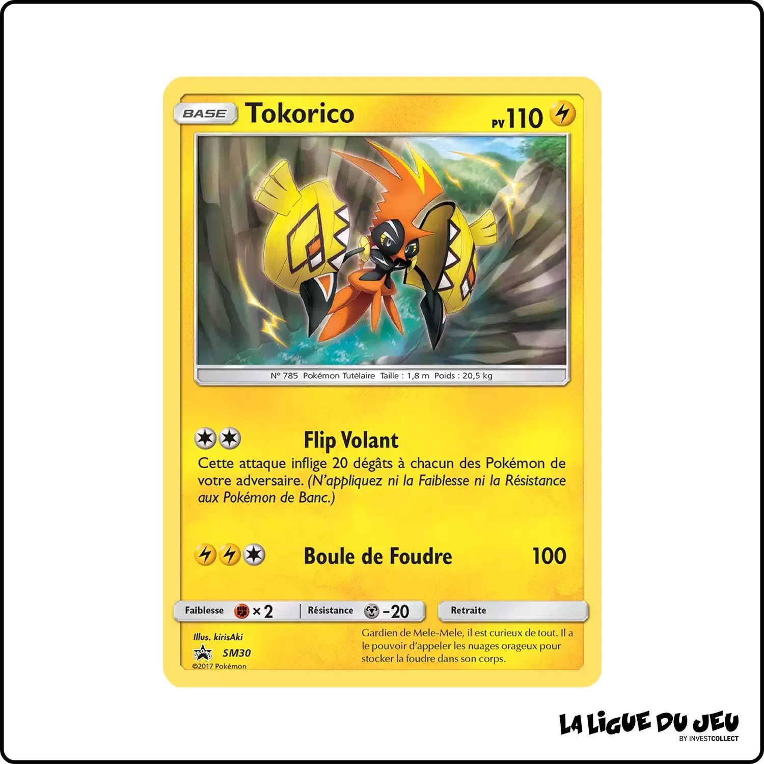 Promo - Pokemon - Soleil et Lune Promo - Tokorico SM30 Pokemon Company - 1