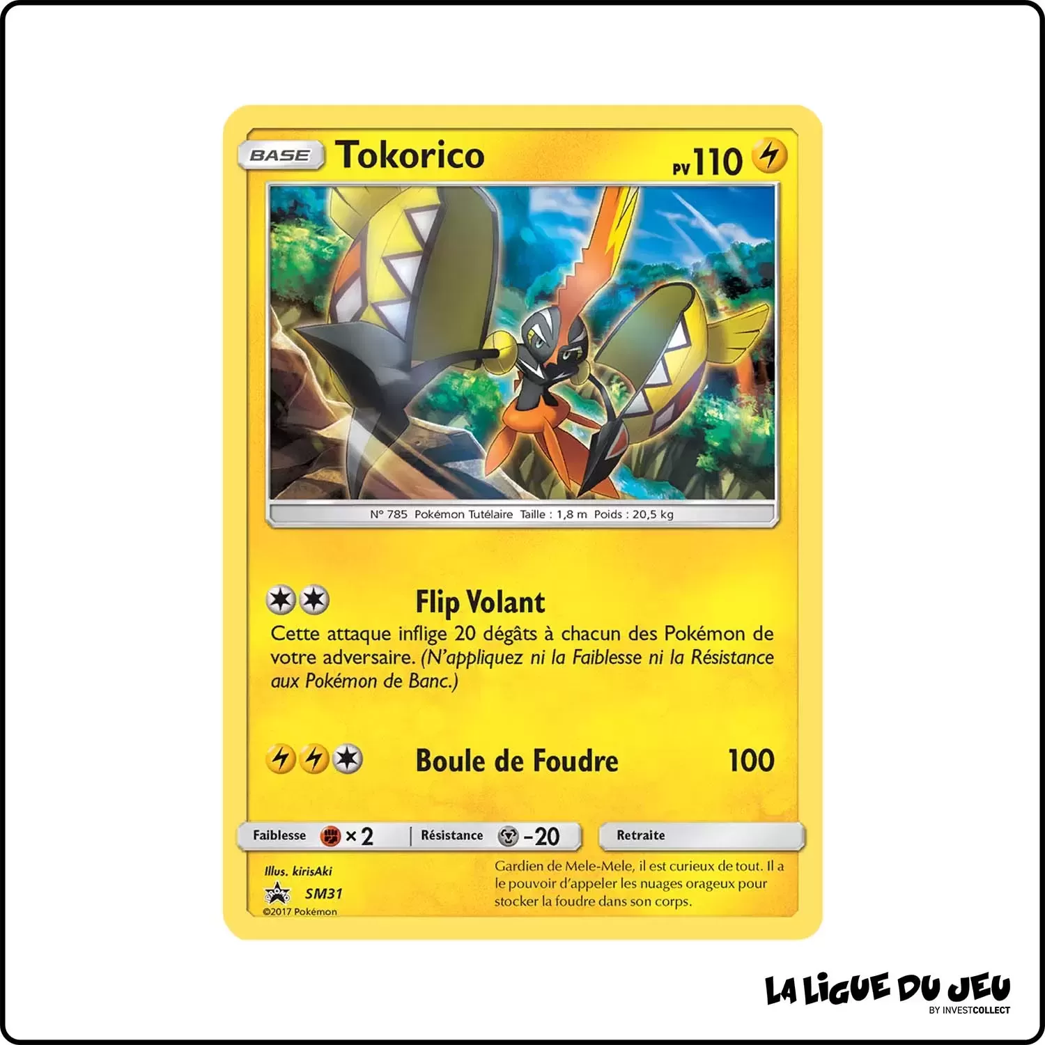 Promo - Pokemon - Soleil et Lune Promo - Tokorico SM31 Pokemon Company - 1