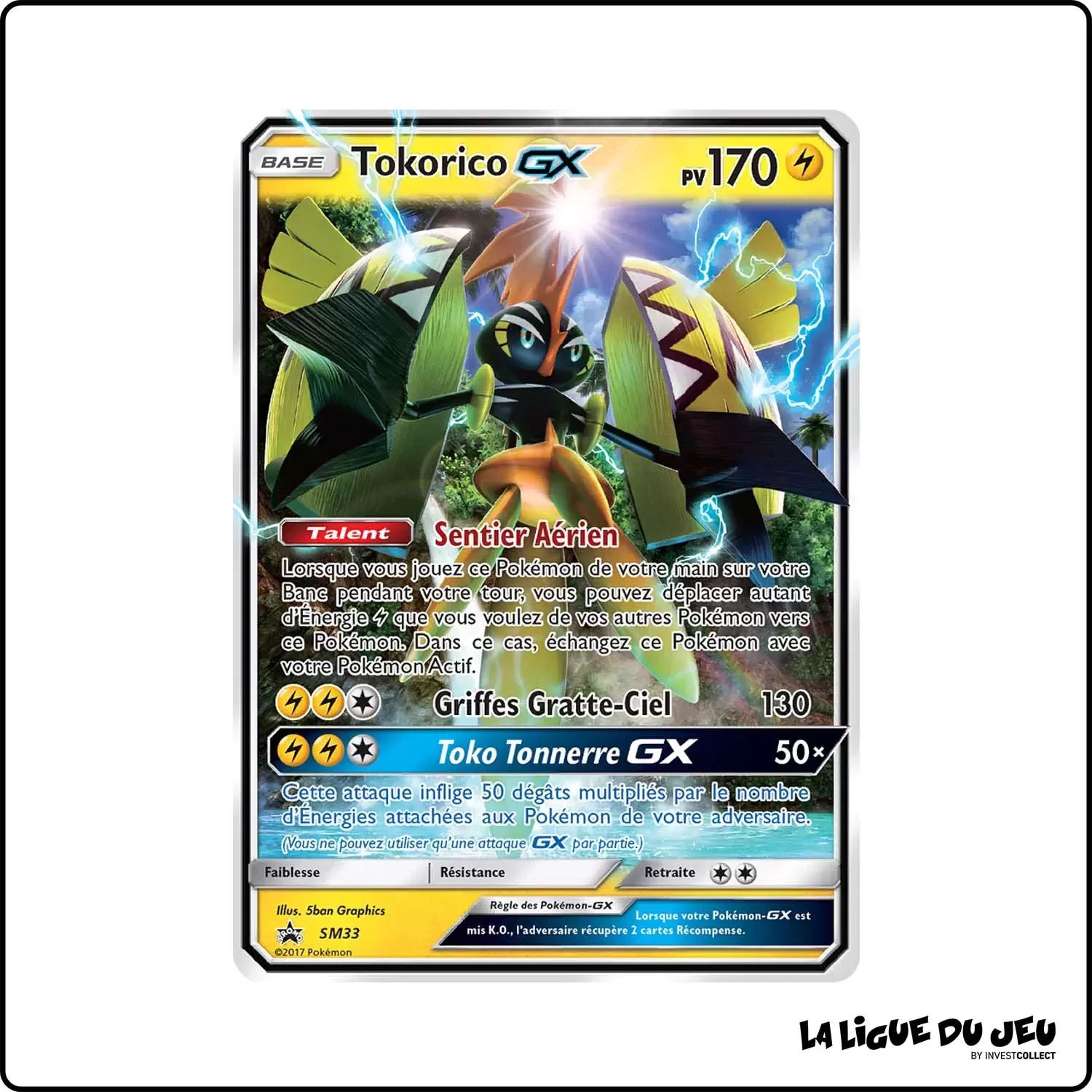 Promo - Pokemon - Soleil et Lune Promo - Tokorico-GX SM33 Pokemon Company - 1