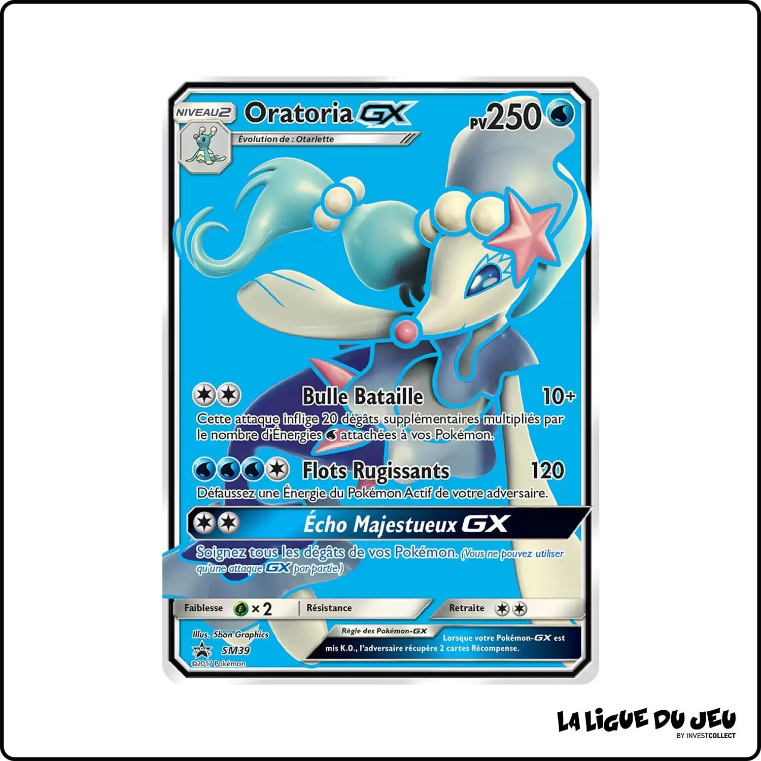 Promo - Pokemon - Soleil et Lune Promo - Oratoria-GX SM39 Pokemon Company - 1