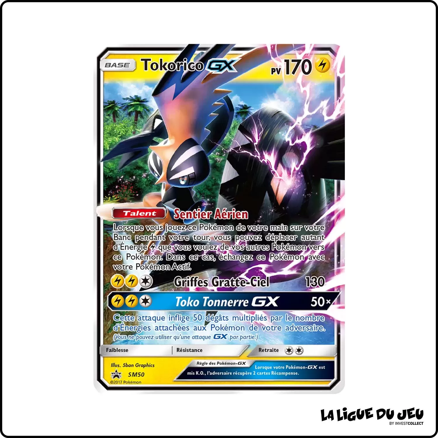 Promo - Pokemon - Soleil et Lune Promo - Tokorico-GX SM50 Pokemon Company - 1