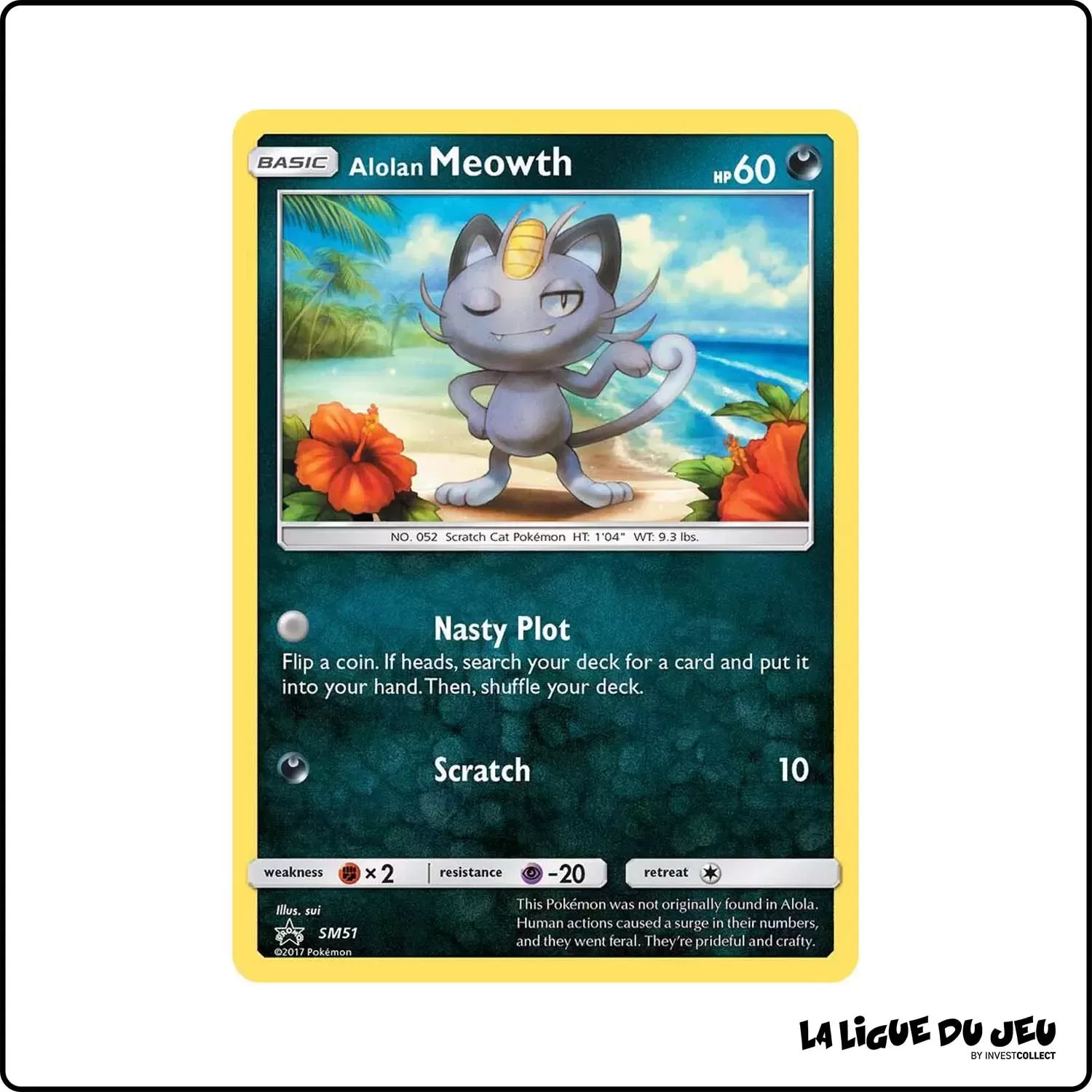 Promo - Pokemon - Soleil et Lune Promo - Miaouss d'Alola SM51 Pokemon Company - 1