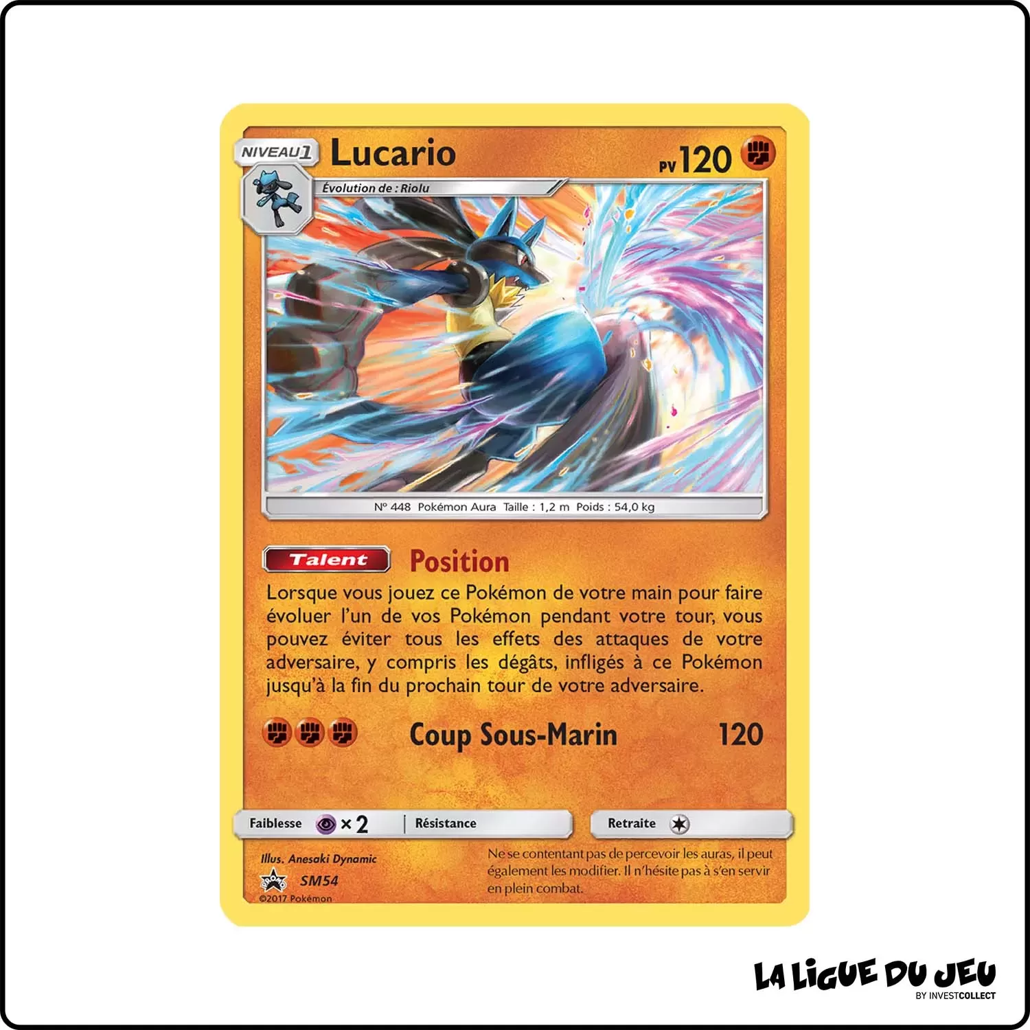 Promo - Pokemon - Soleil et Lune Promo - Lucario SM54 Pokemon Company - 1