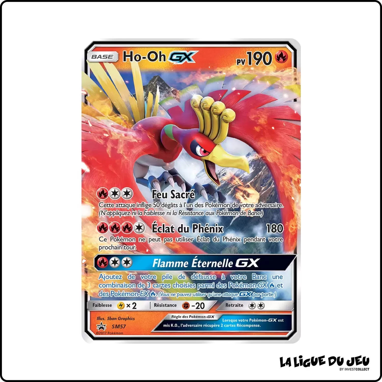 Promo - Pokemon - Soleil et Lune Promo - Ho-Oh-GX SM57 Pokemon Company - 1