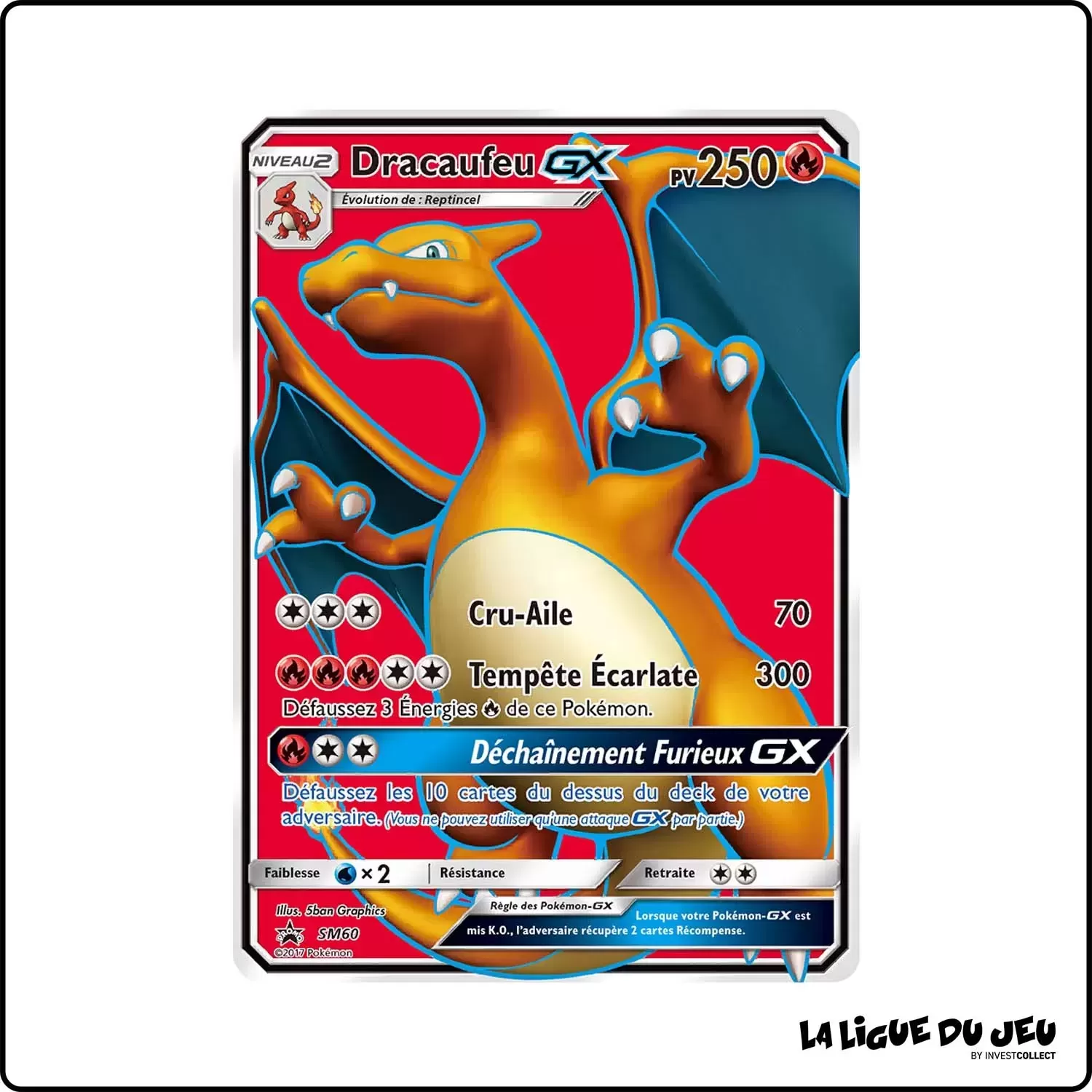 Promo - Pokemon - Soleil et Lune Promo - Dracaufeu-GX SM60 Pokemon Company - 1